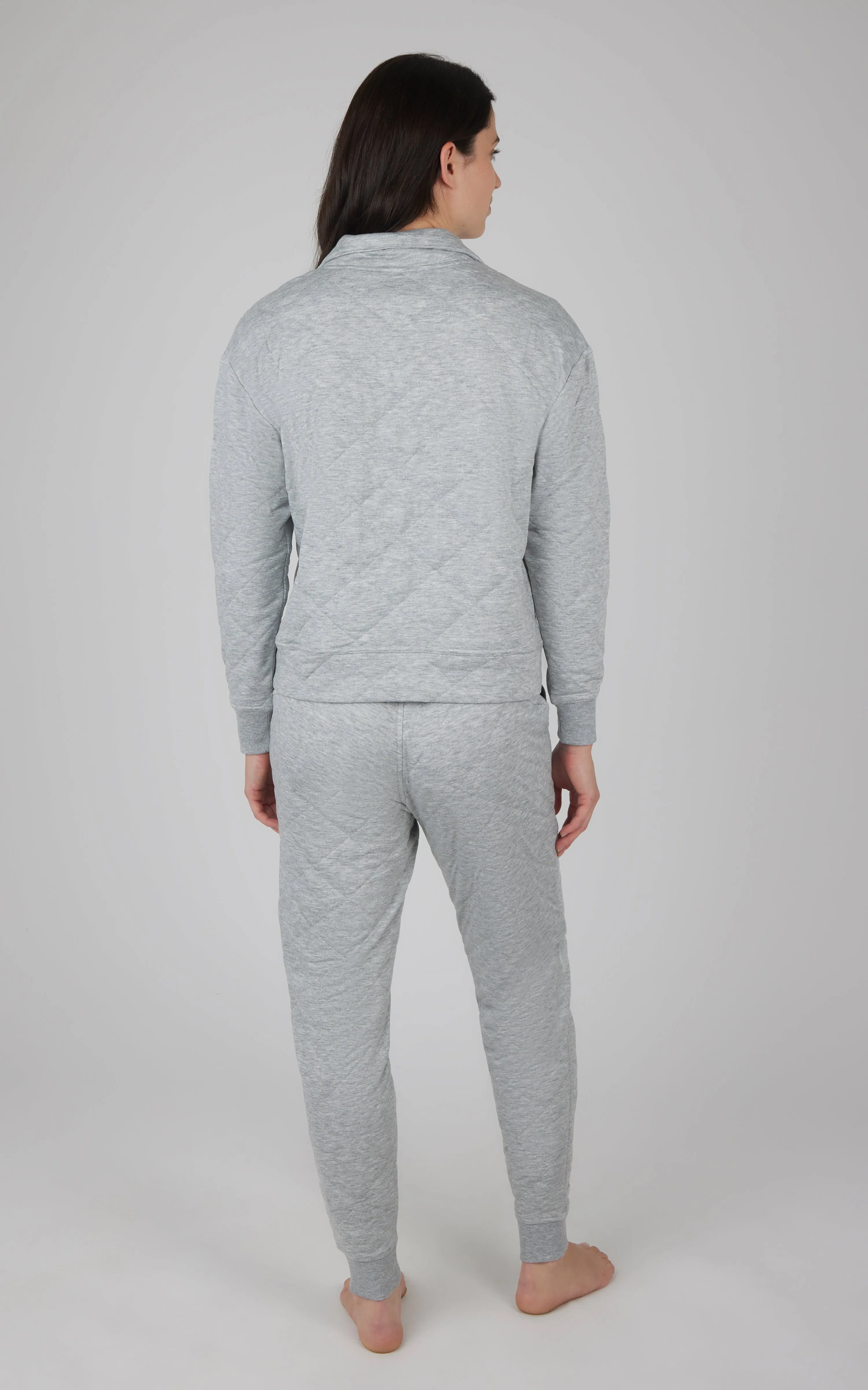 2 PC Quilted Jogger Set