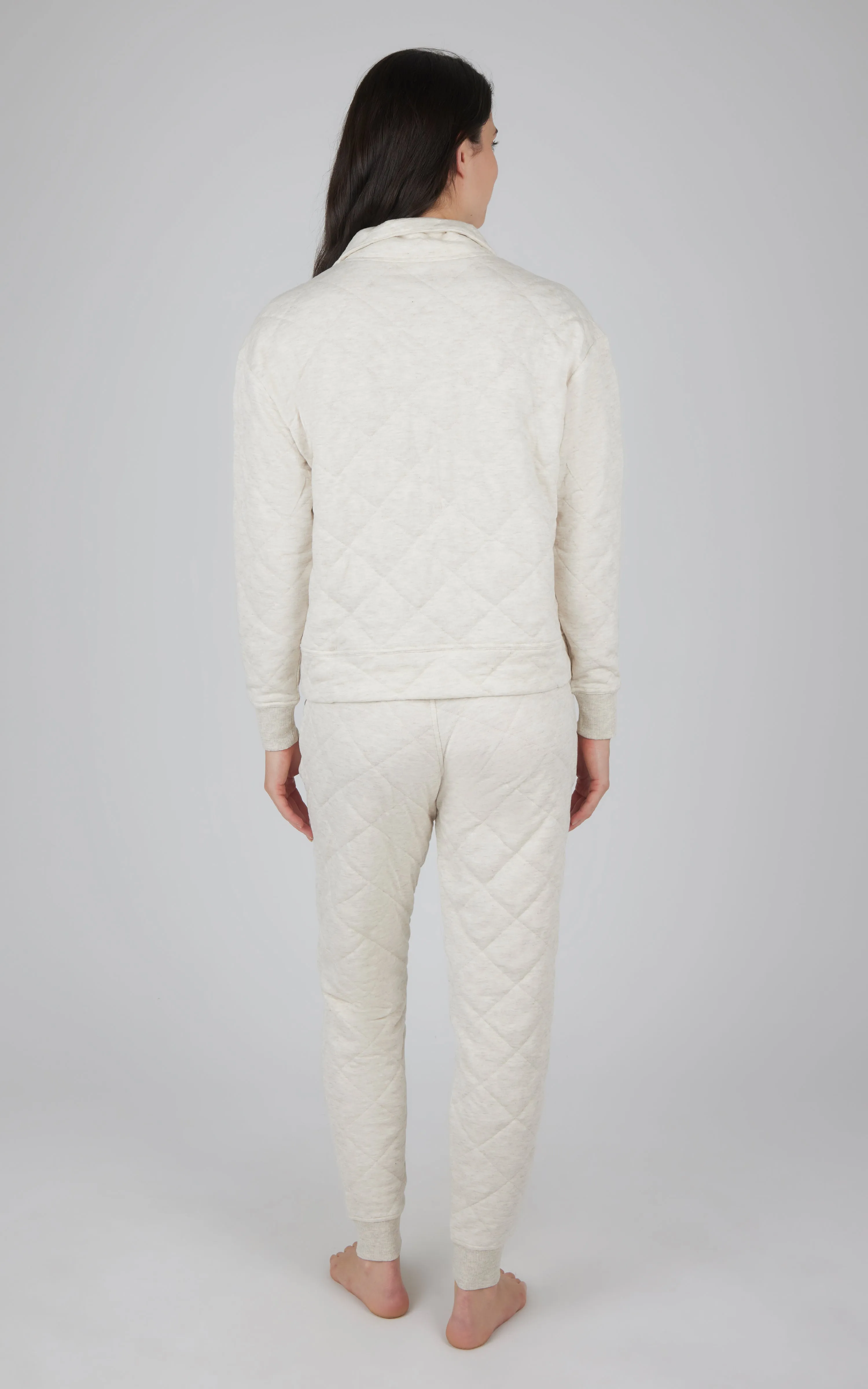 2 PC Quilted Jogger Set