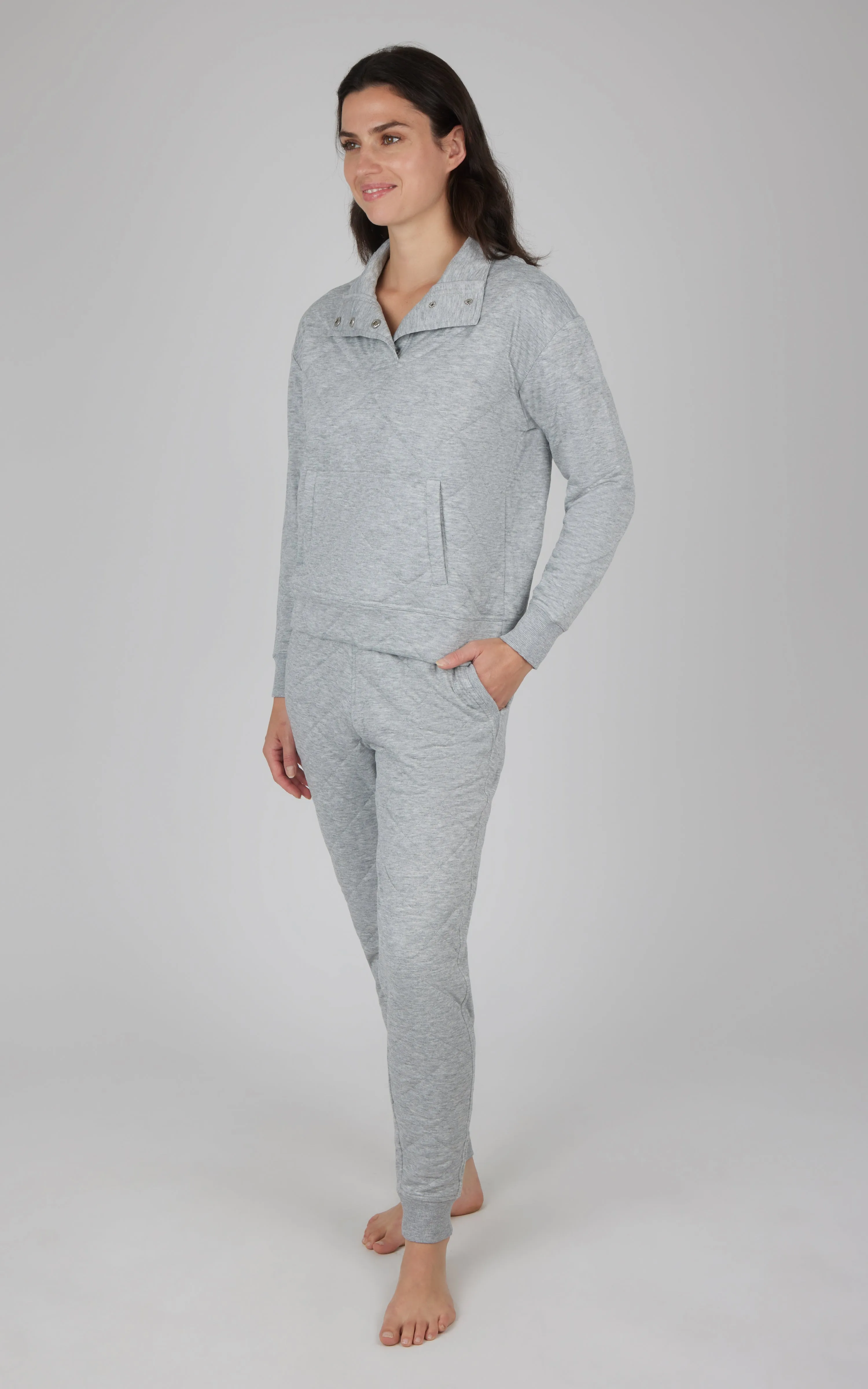 2 PC Quilted Jogger Set