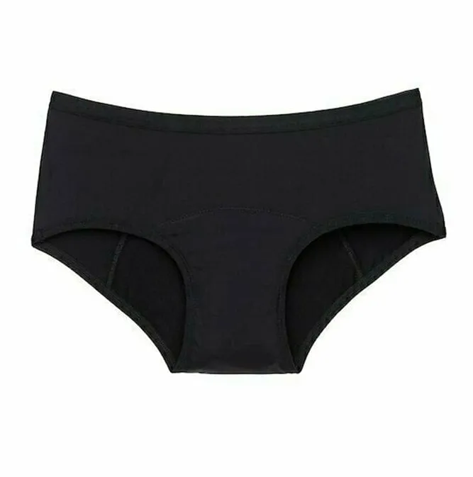 Absorbent Underwear ?C Midi Brief ?C Black