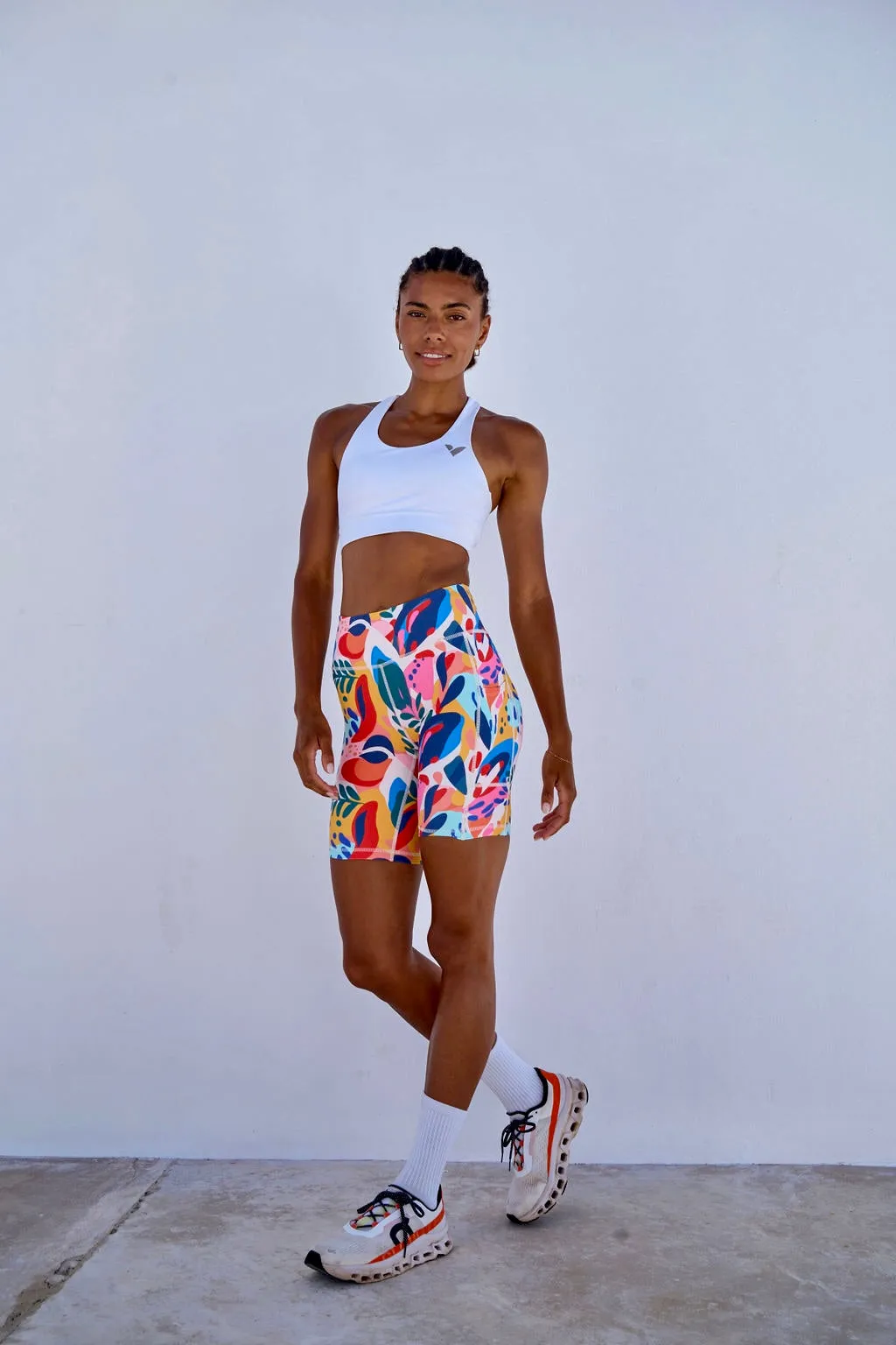 Abstract Biker Shorts 8??