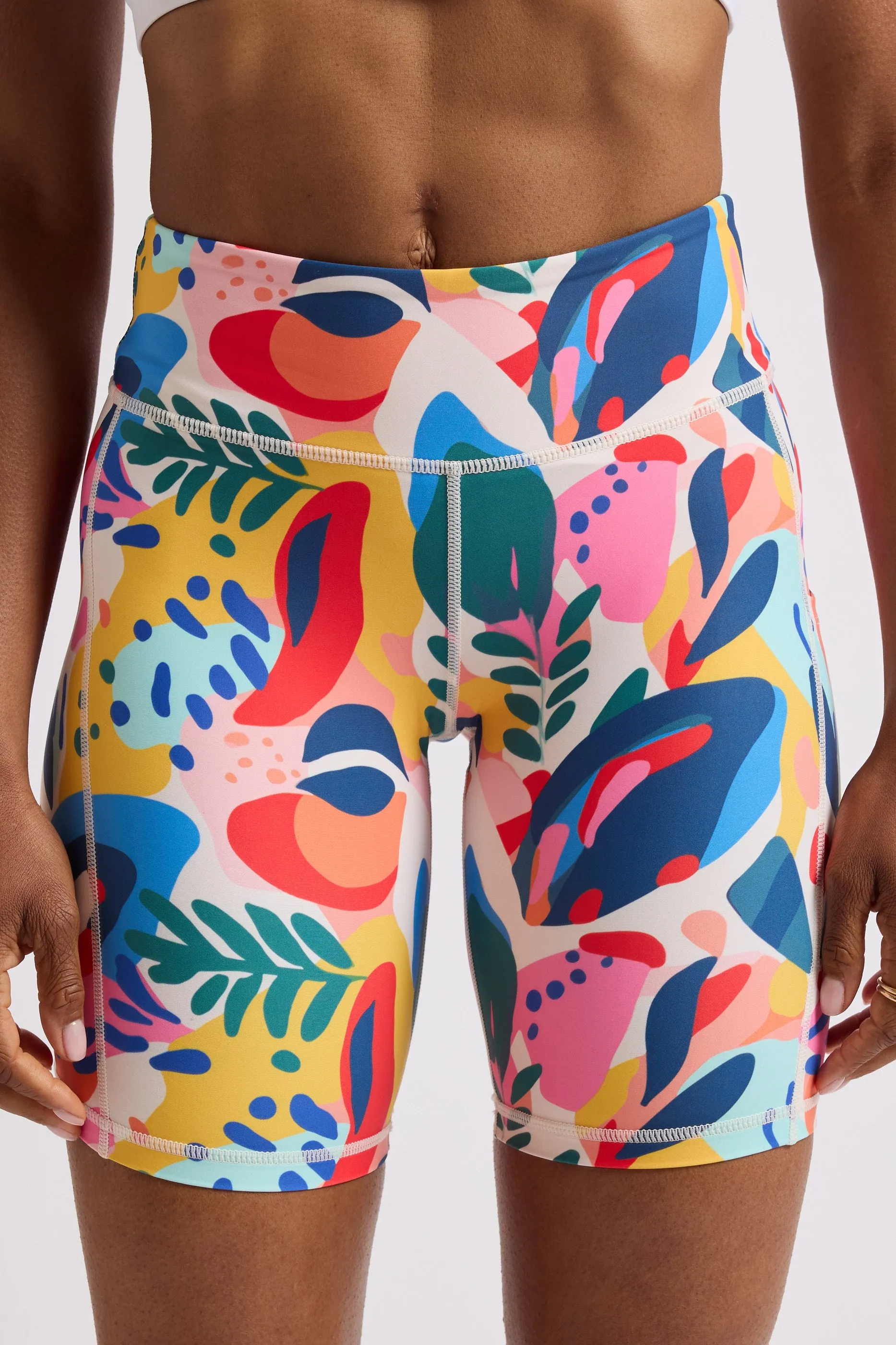 Abstract Biker Shorts 8??