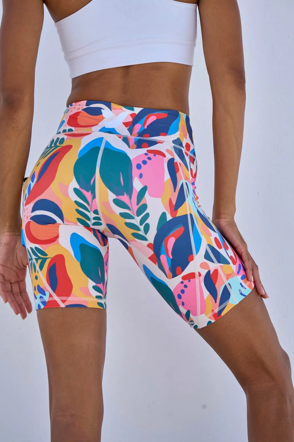 Abstract Biker Shorts 8??