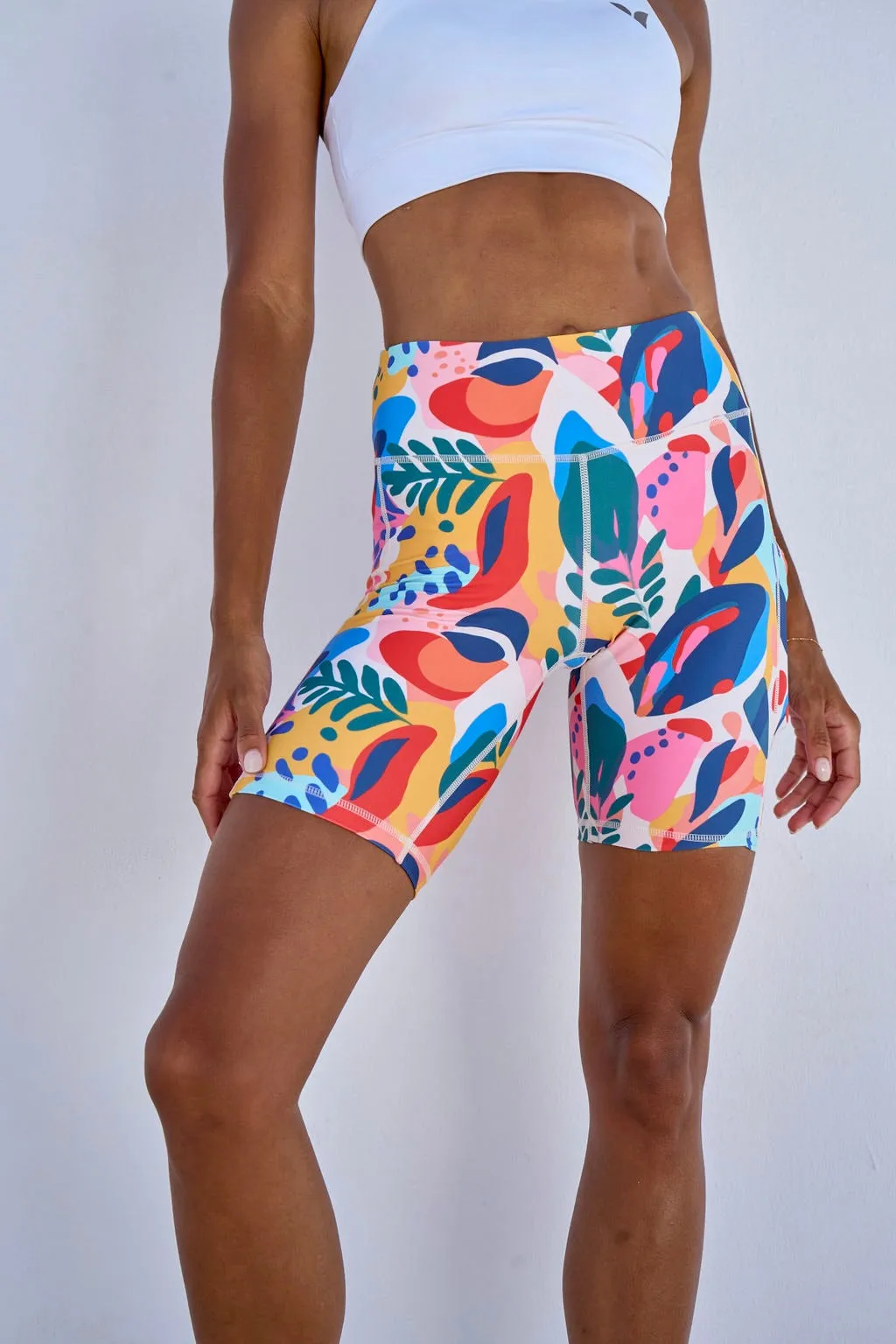 Abstract Biker Shorts 8??