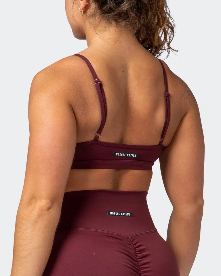 Accelerate Bra - Dark Plum