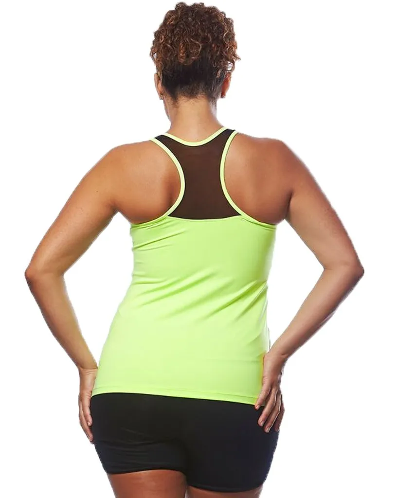 Action Back Tank - Lime