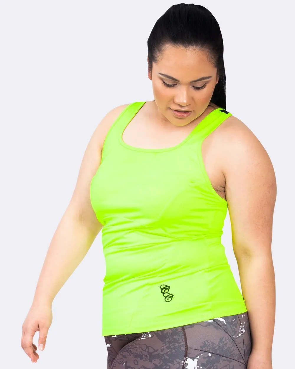 Action Back Tank - Lime