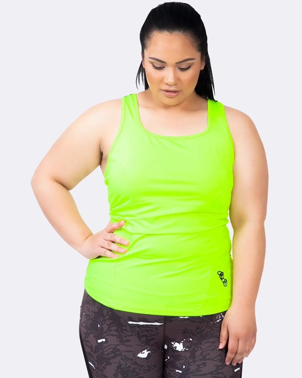 Action Back Tank - Lime