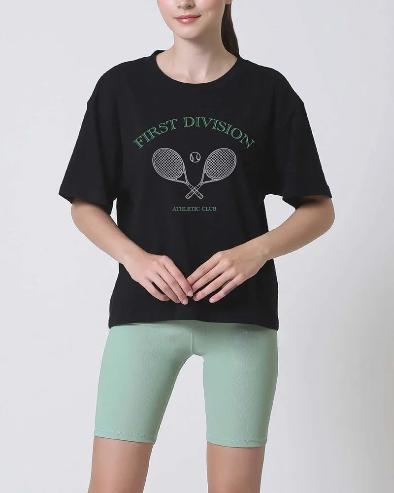 Athletic Club Tee - Black/Green