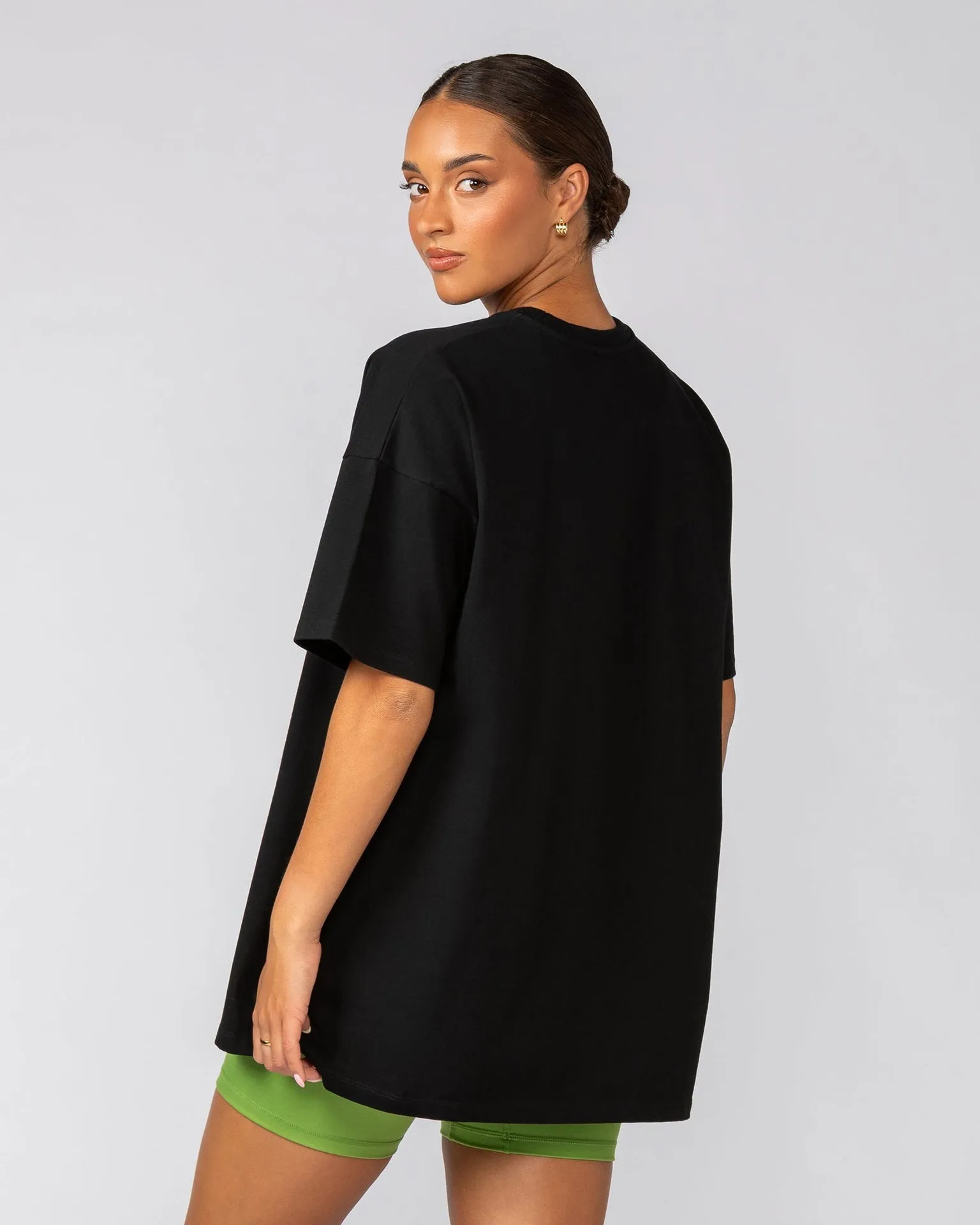 Athletics Oversized Tee - Black