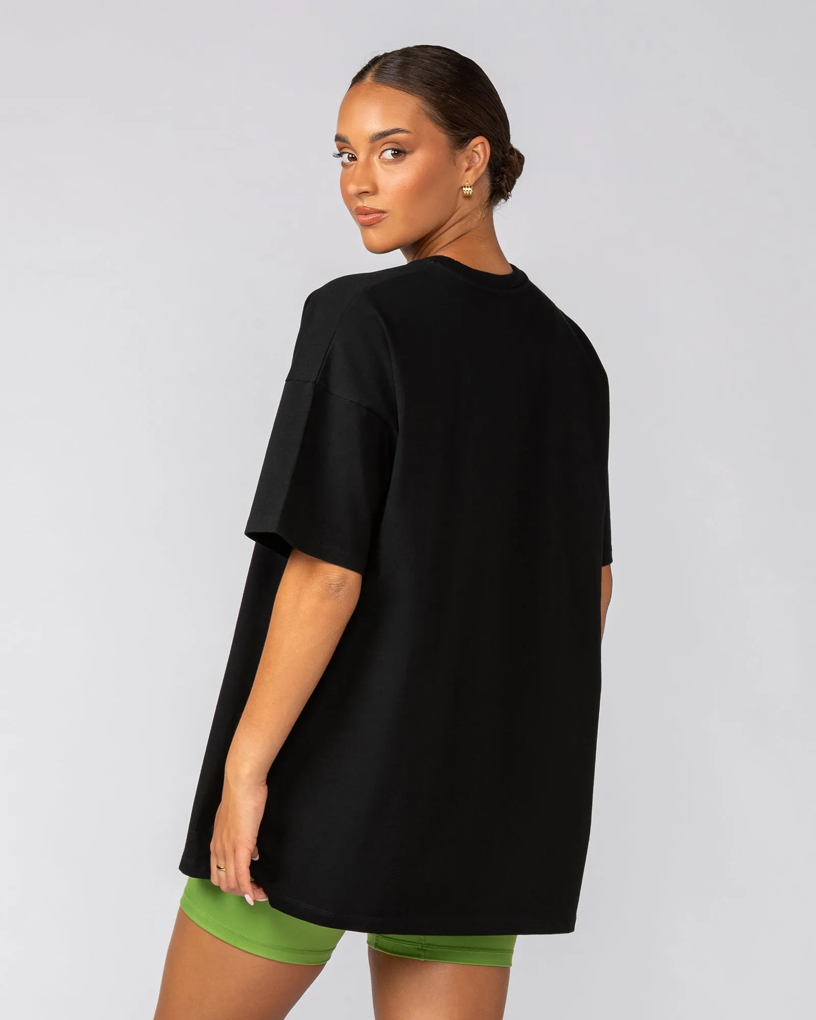 Athletics Oversized Tee - Black
