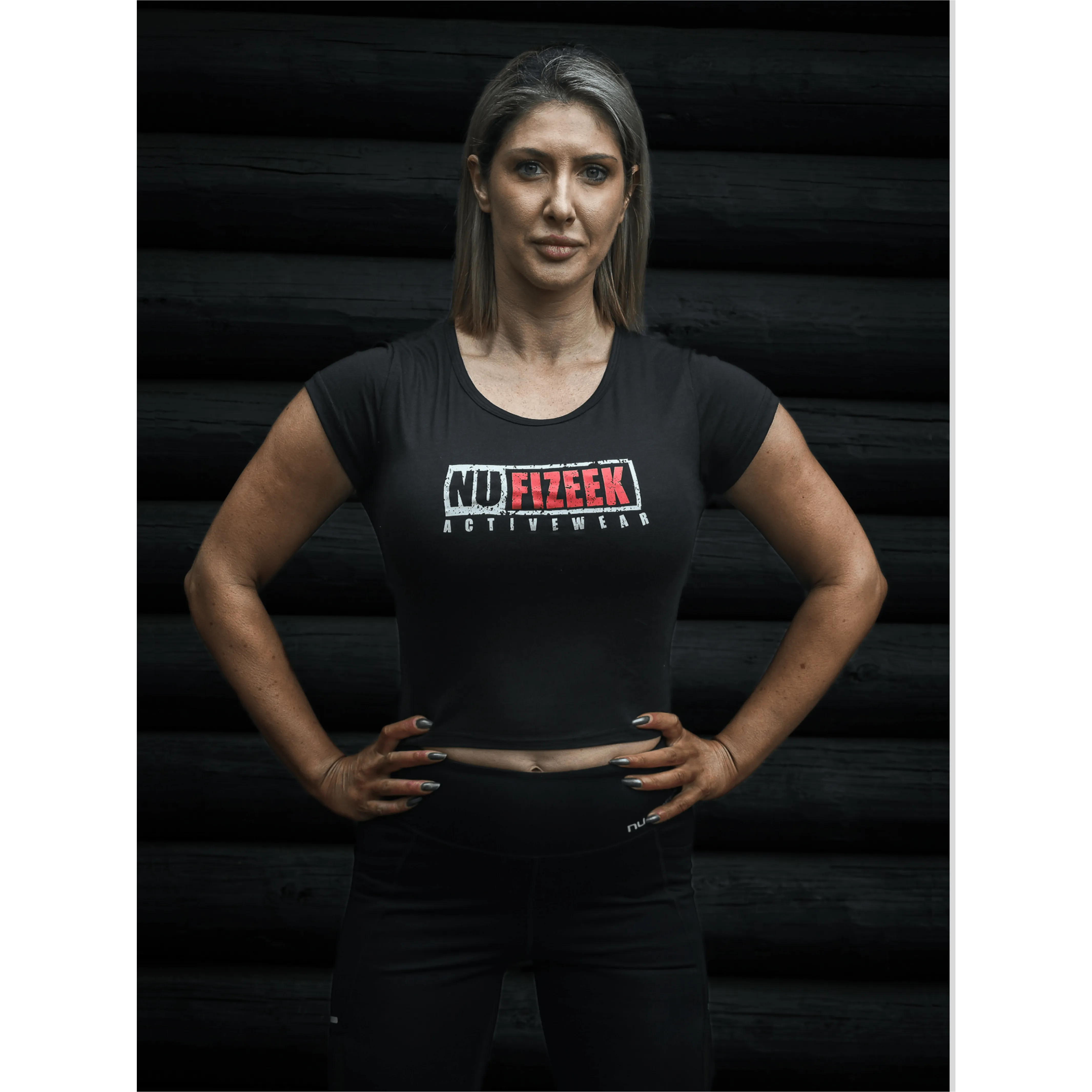 ATTITUDE CROP TOP - BLACK