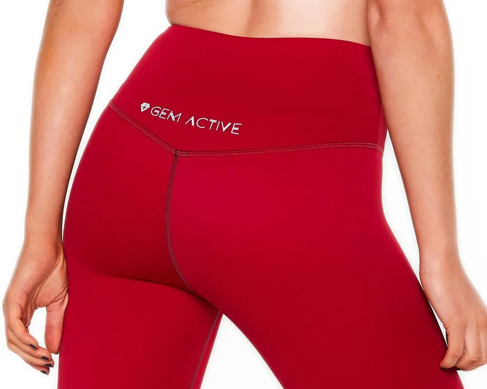Ava??s 7/8th Tights (Red)