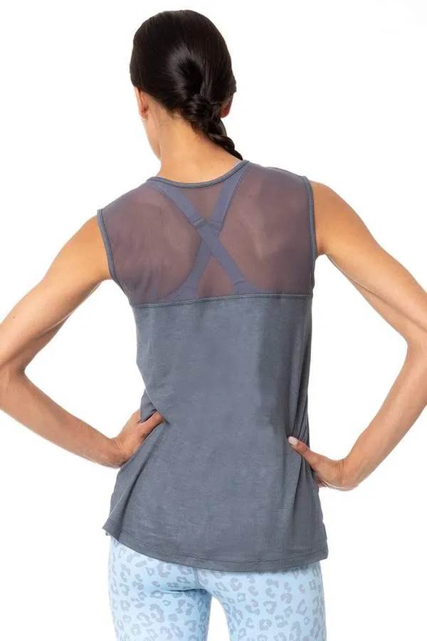 Avery Muscle Tank ?C Charcoal