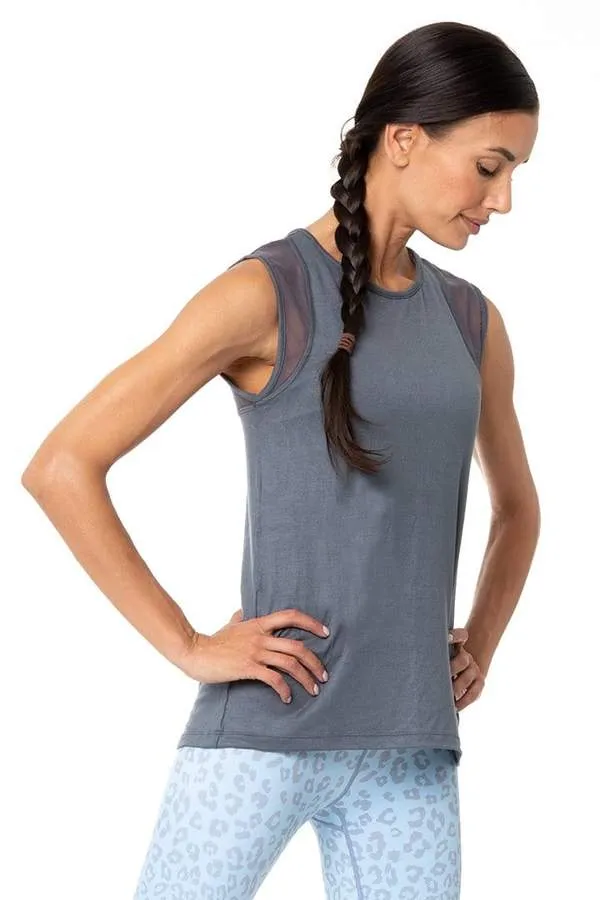 Avery Muscle Tank ?C Charcoal
