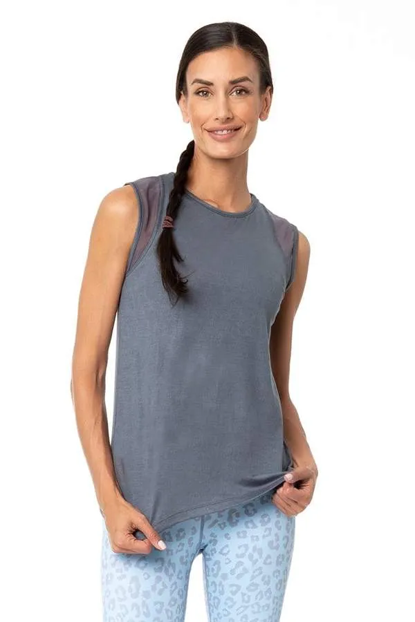 Avery Muscle Tank ?C Charcoal