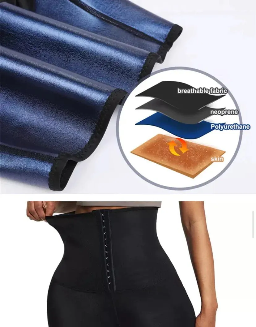 Baller Babe Corset High Waist Trainer Womens Leggings In Black
