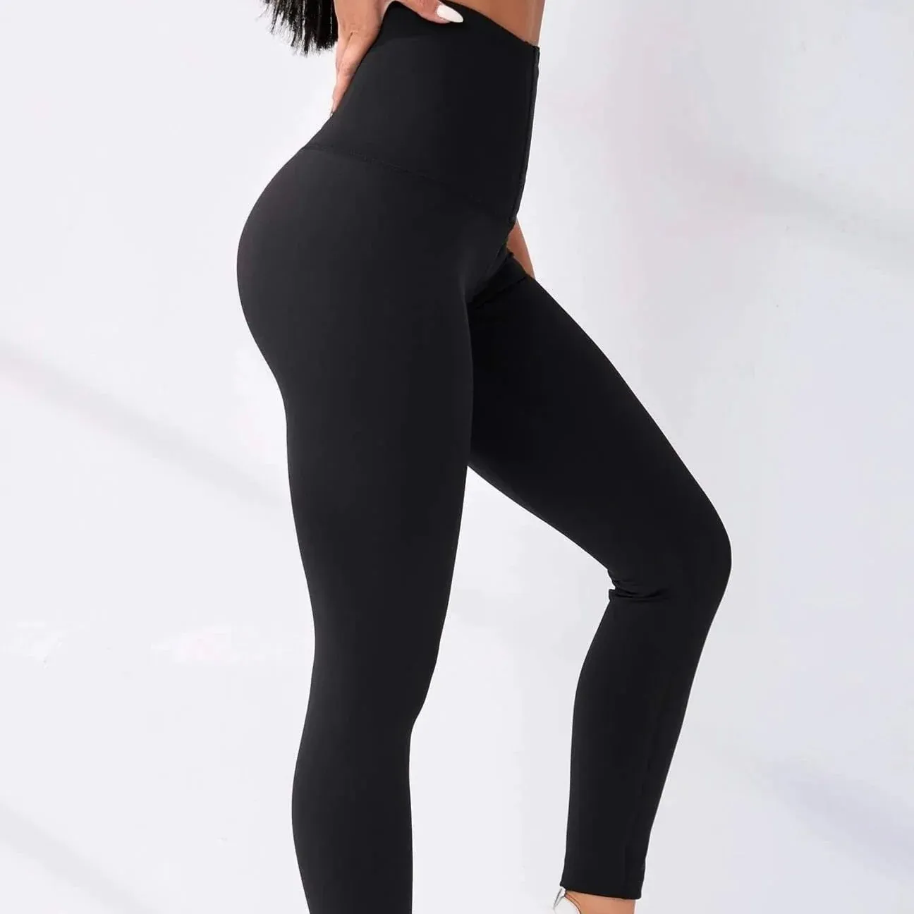 Baller Babe Corset High Waist Trainer Womens Leggings In Black