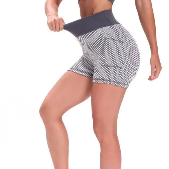 Baller Babe Signature Scrunch Shorts with Pocket in Grey