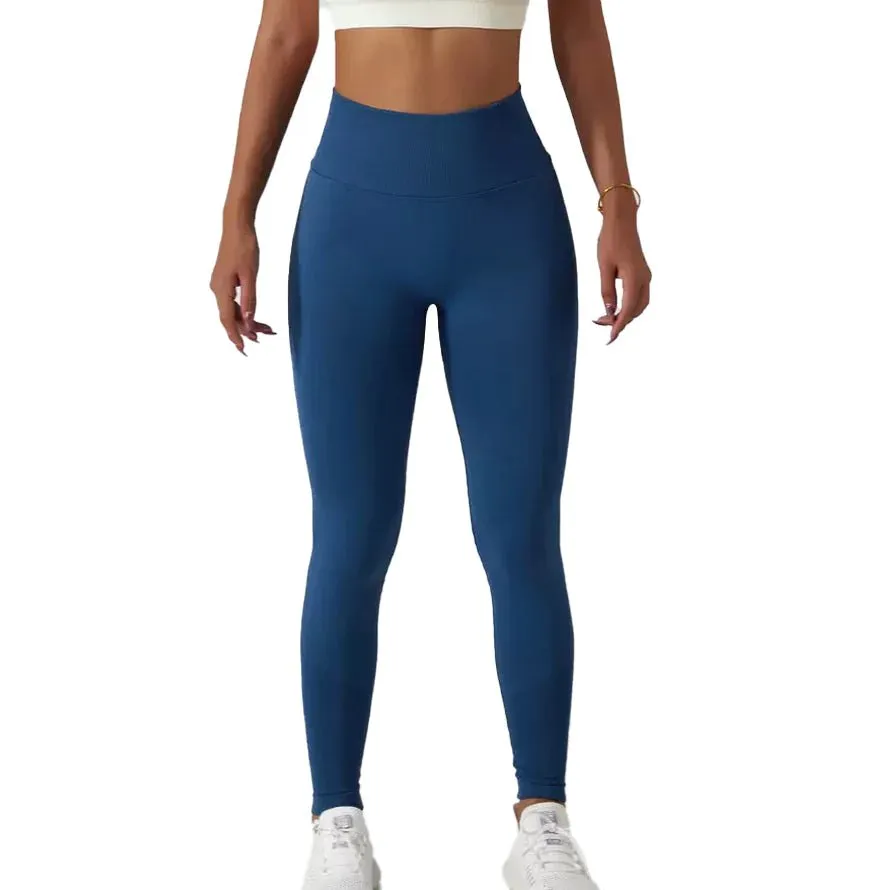Baller Babe V2 Seamless Booty Leggings - Blue Royal