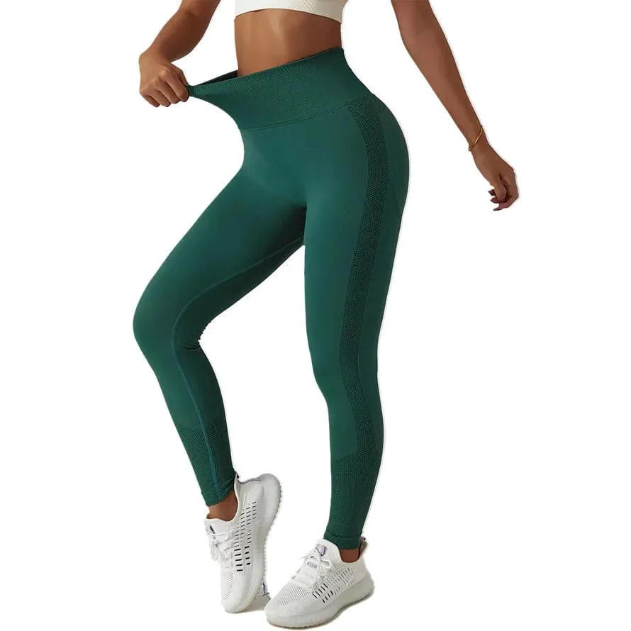 Baller Babe V2 Seamless Booty Leggings -  Forest Green
