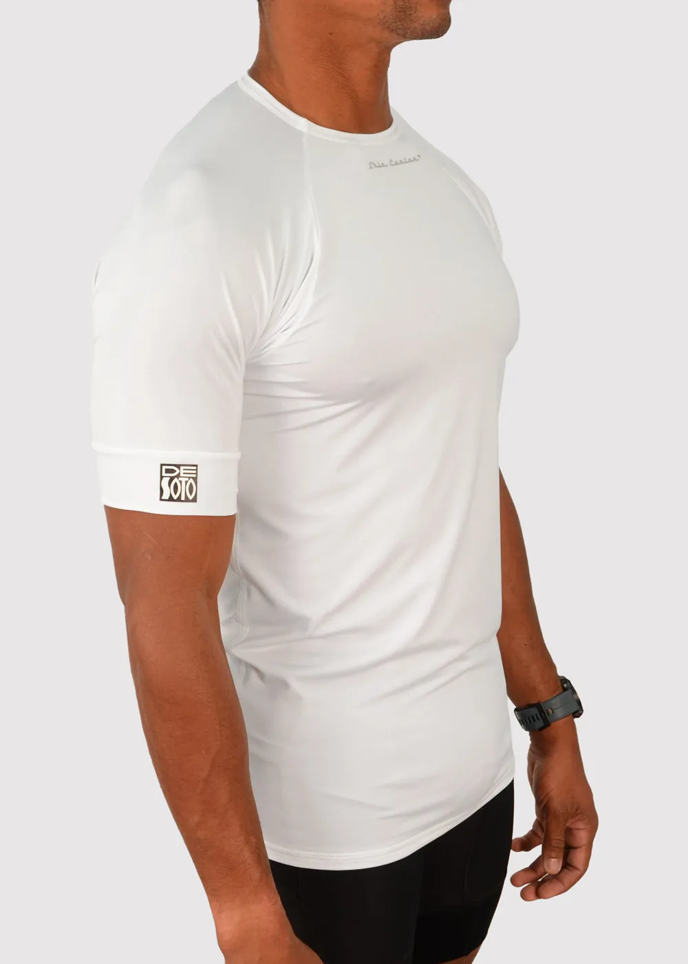 Camiseta de manga corta ultra cooler para hombre