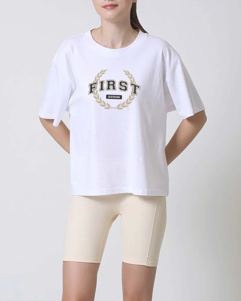 Crest Tee - White