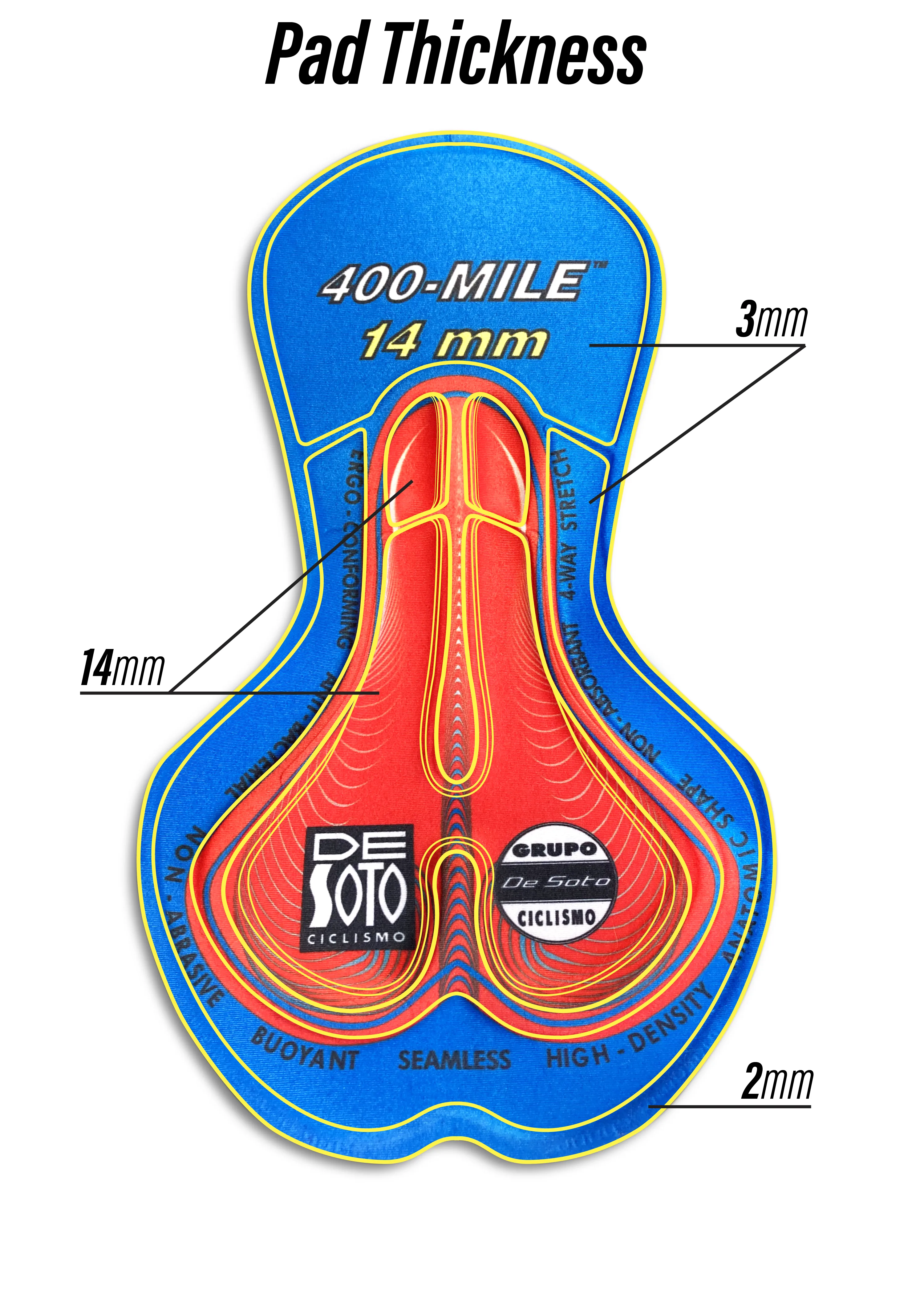 Culotte de ciclismo 400 Mile? para hombre