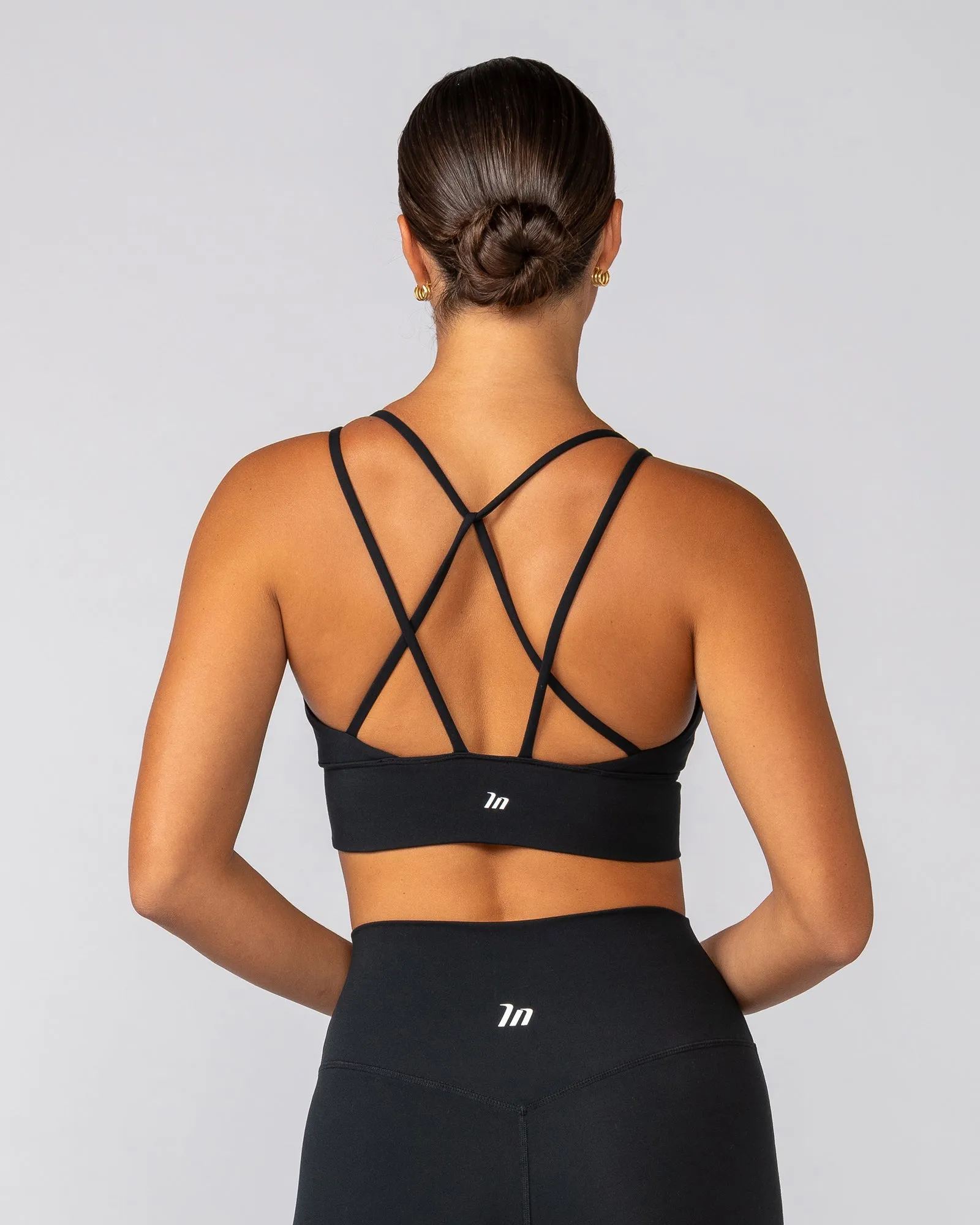 Dash Longline Bra - Black