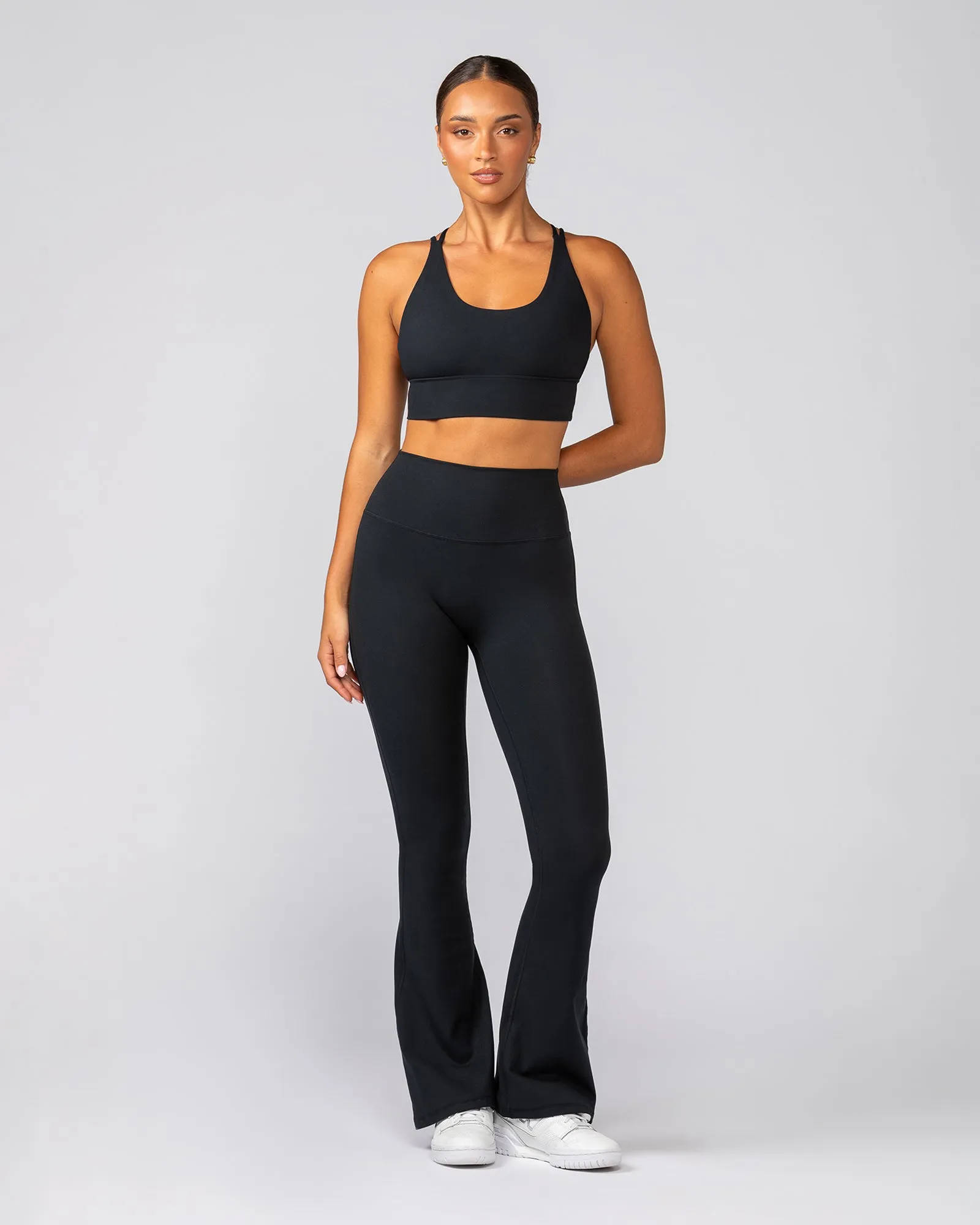 Dash Longline Bra - Black