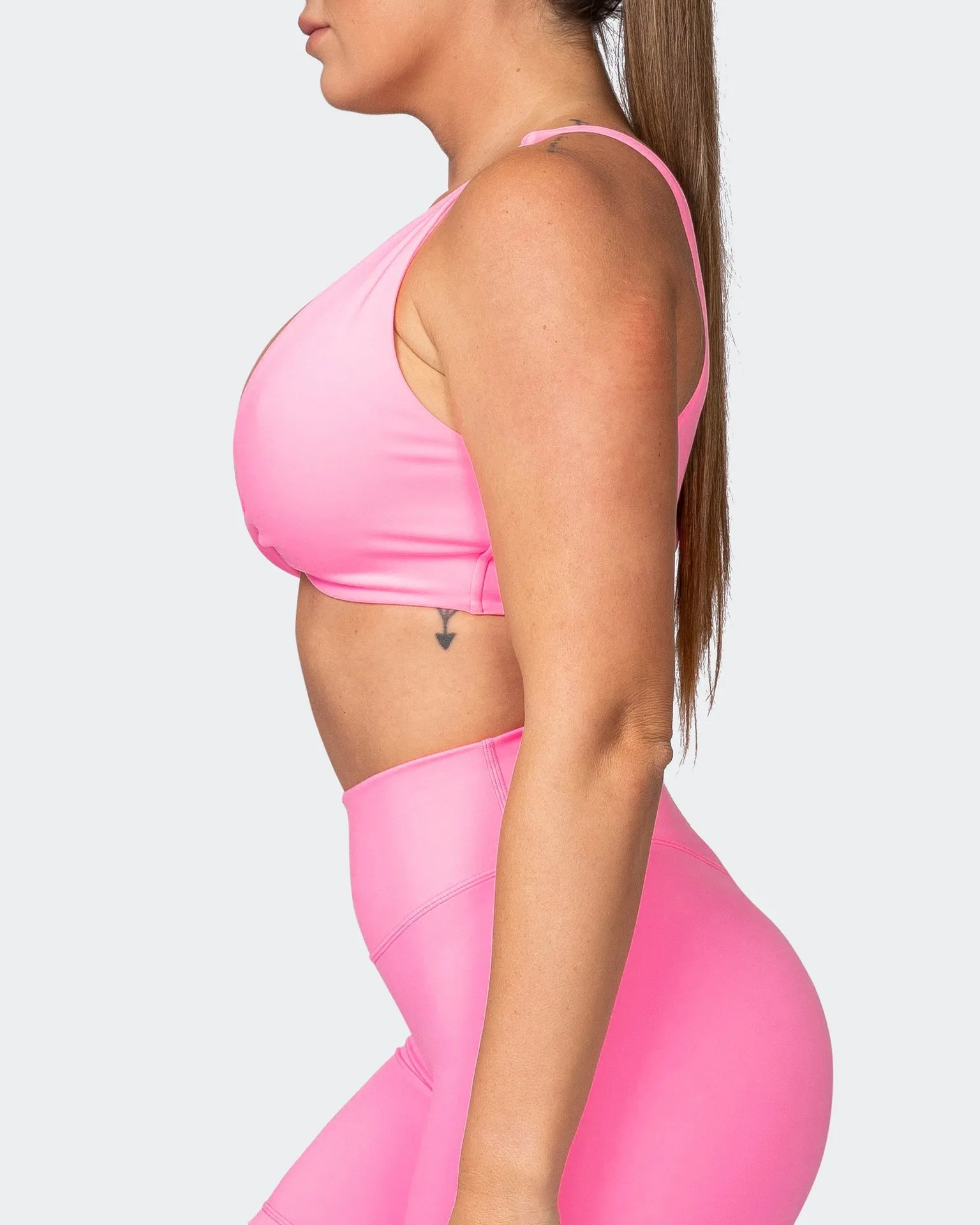 Demi Bralette - Shocking Pink