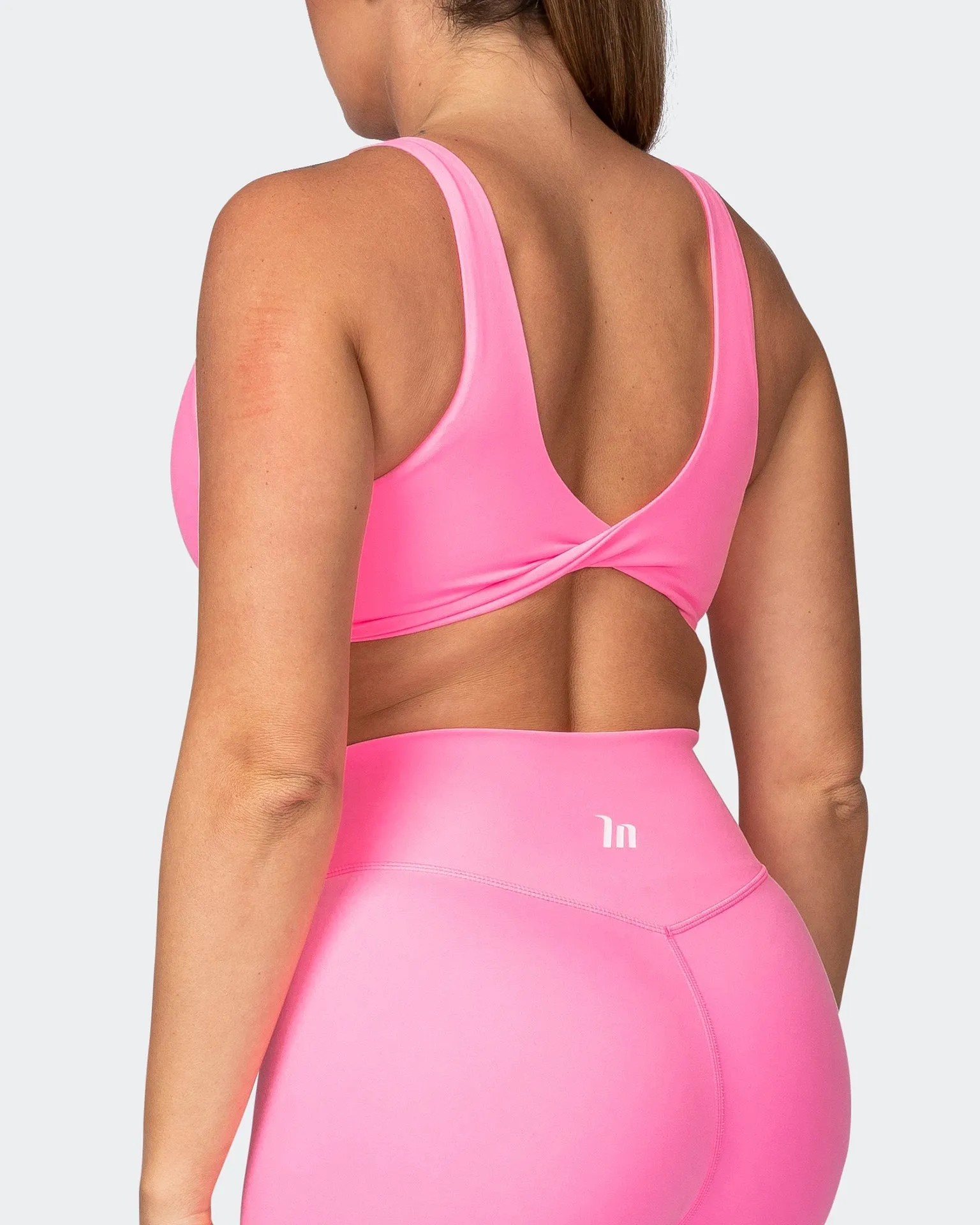 Demi Bralette - Shocking Pink