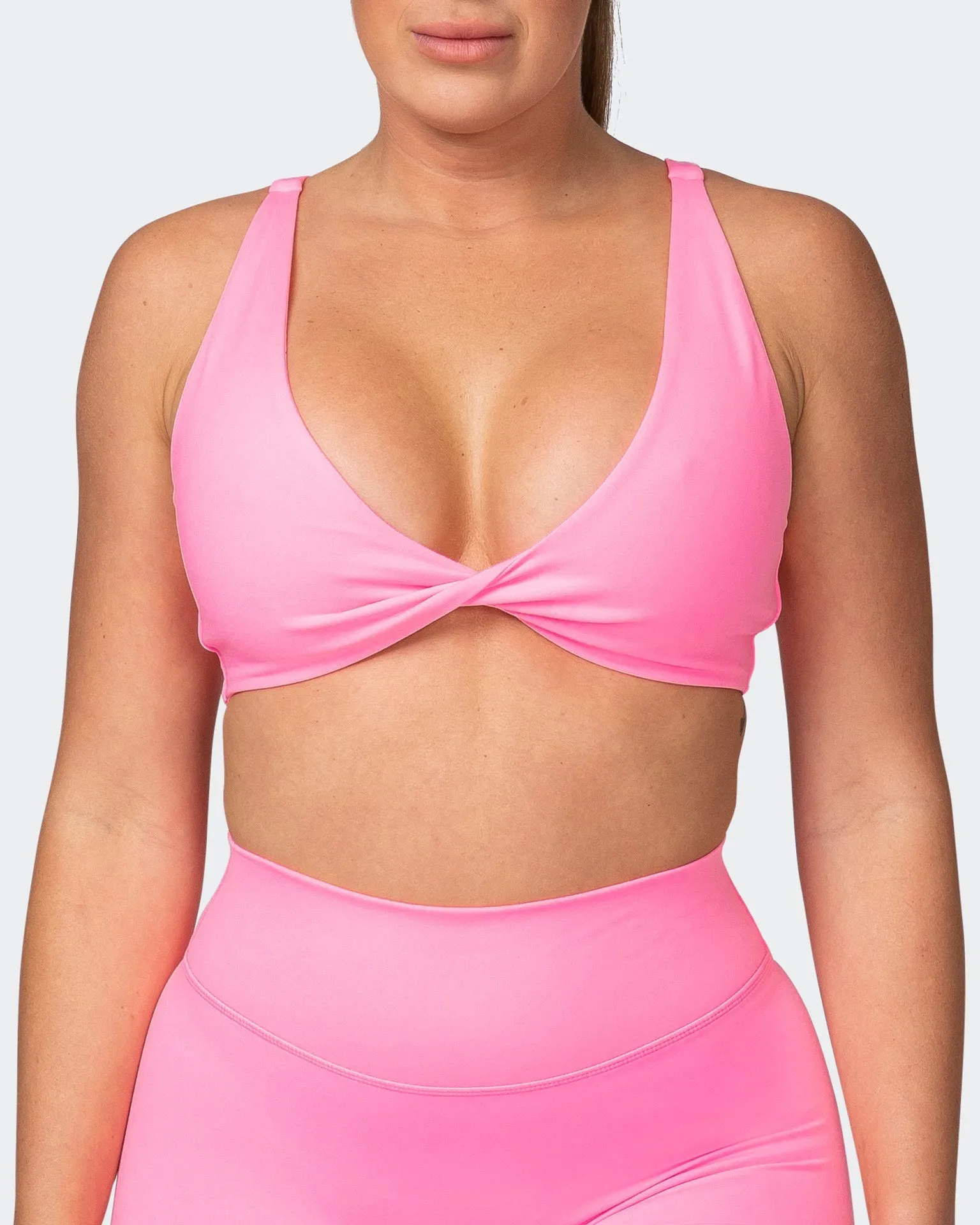 Demi Bralette - Shocking Pink