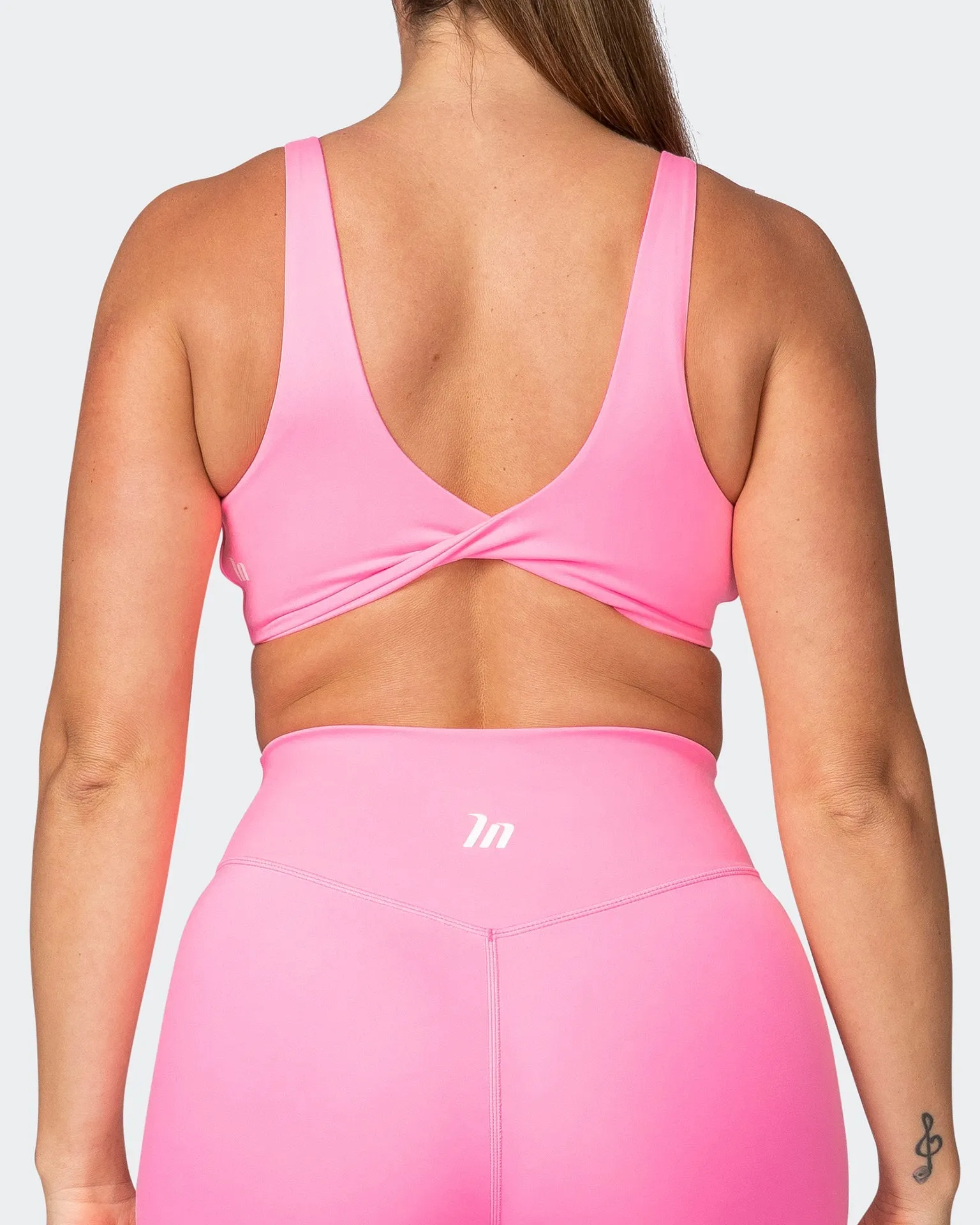 Demi Bralette - Shocking Pink