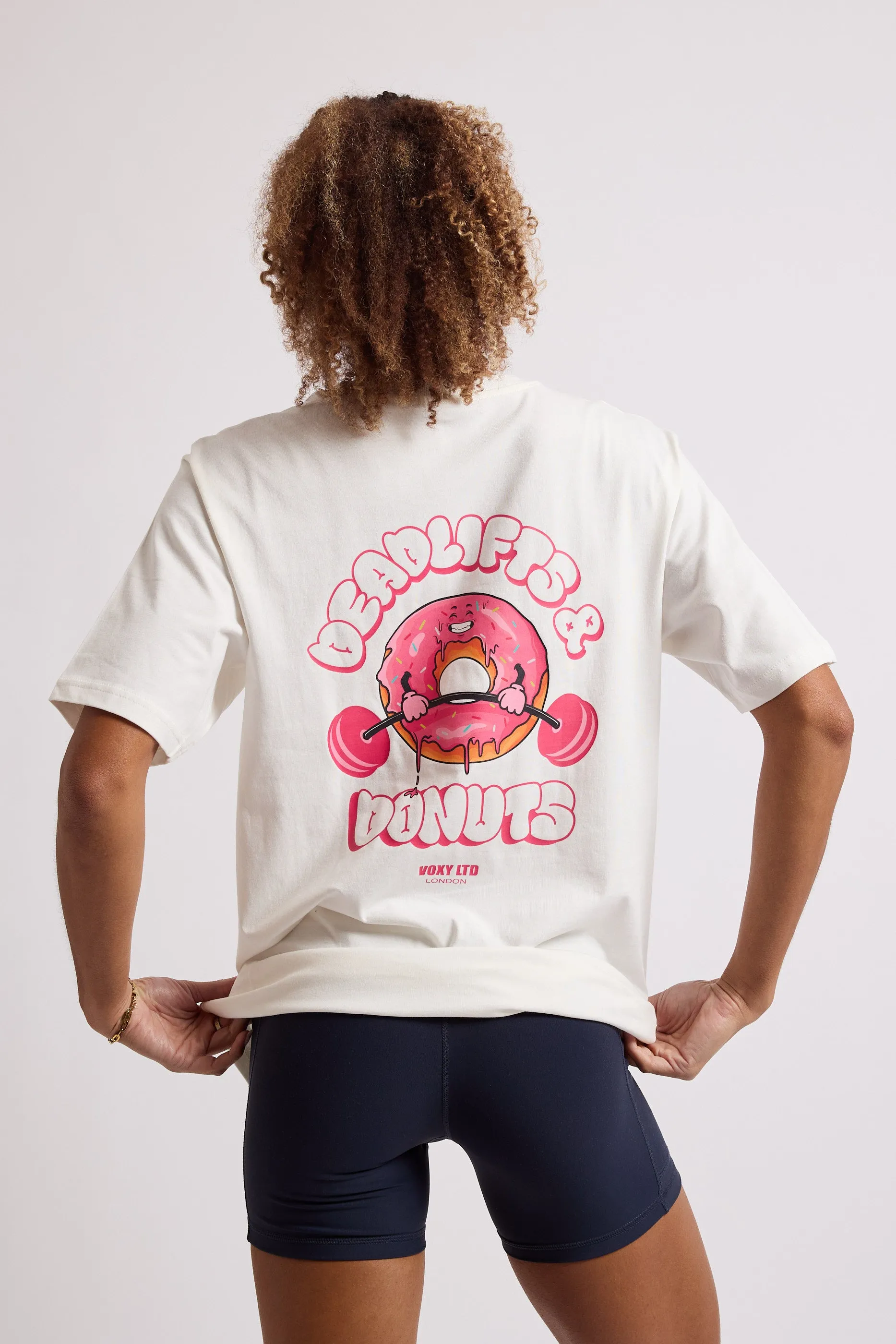 Donuts 'n' Deadlifts - Oversized T-Shirt