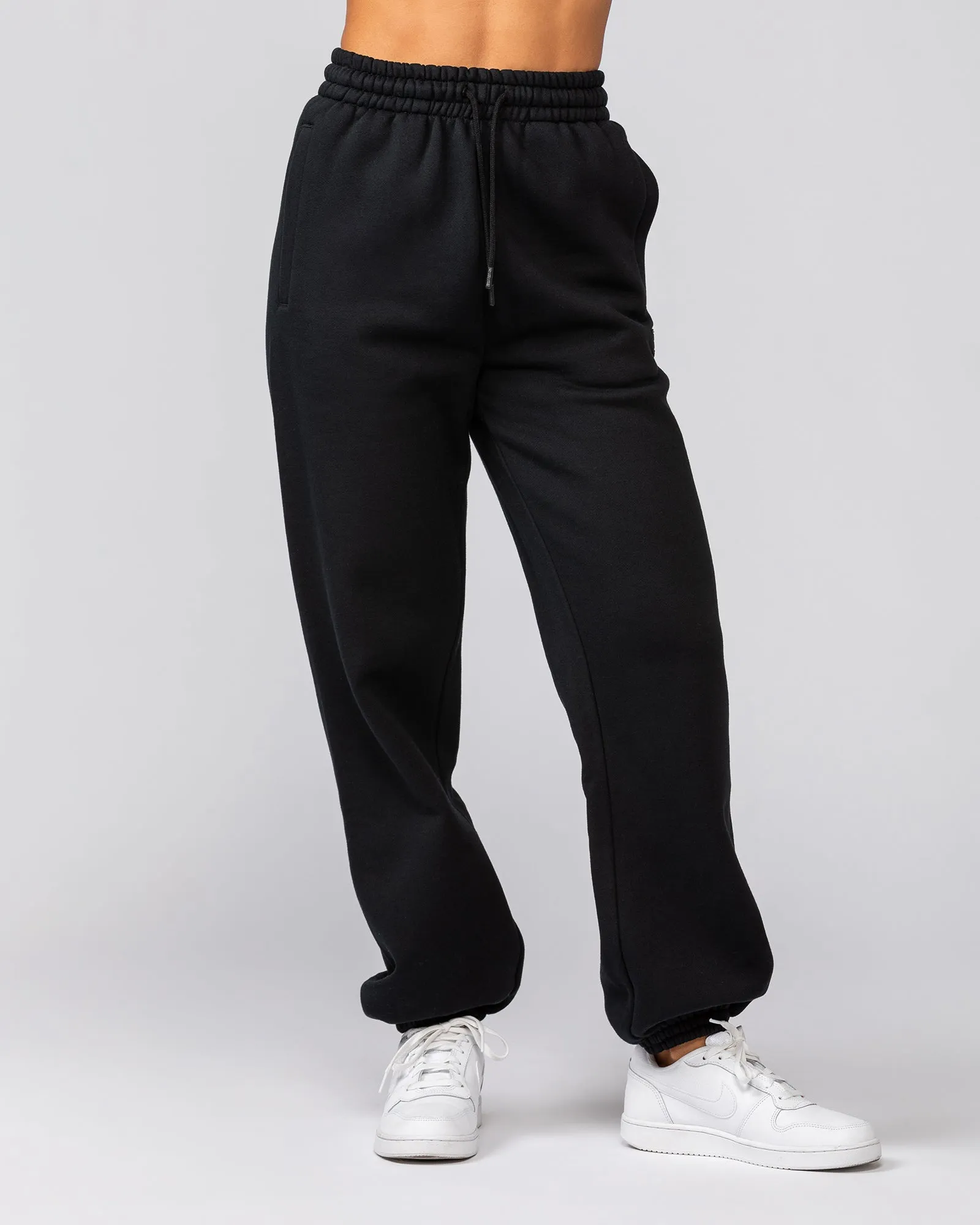 Downtime Slouchy Trackies - Black