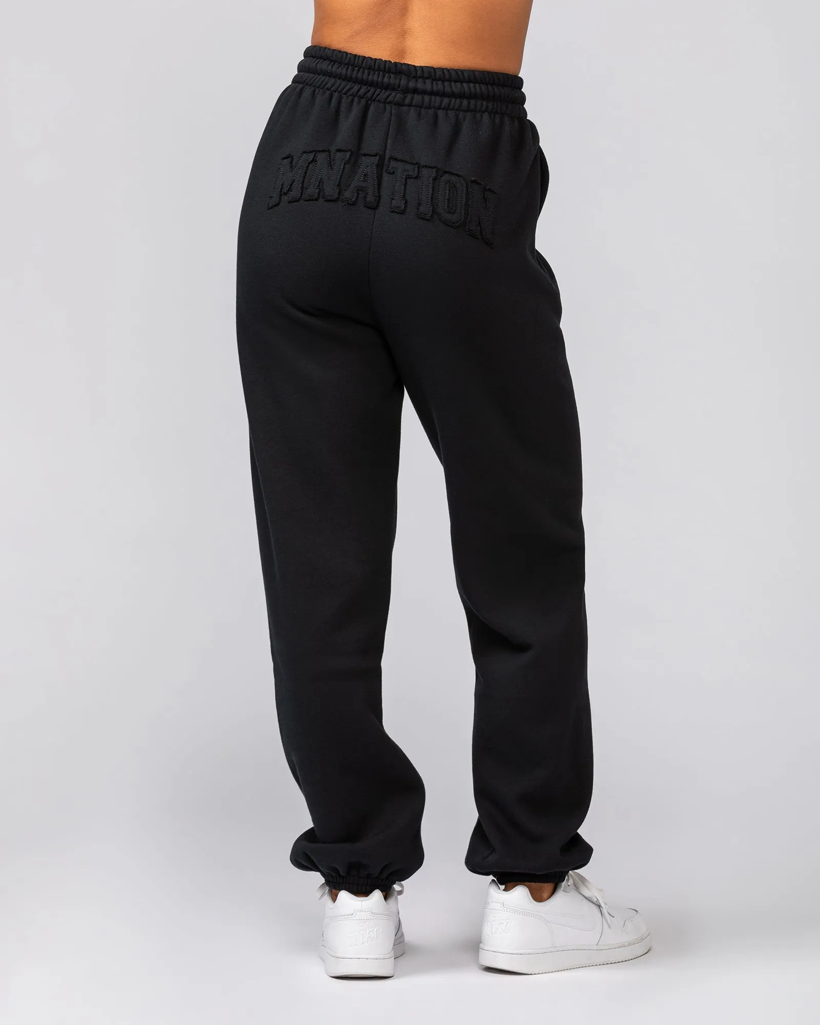 Downtime Slouchy Trackies - Black