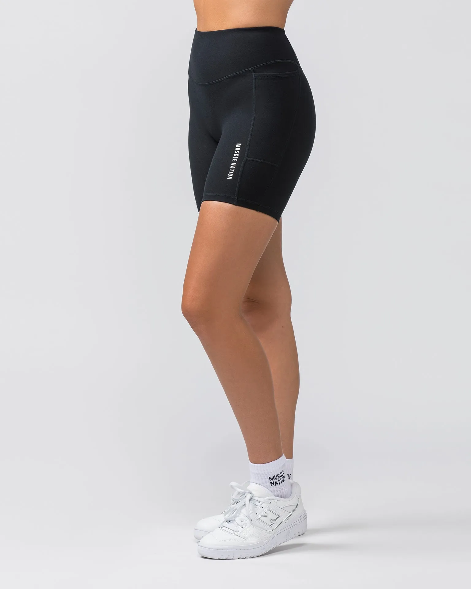 Everyday Pocket Bike Shorts - Black
