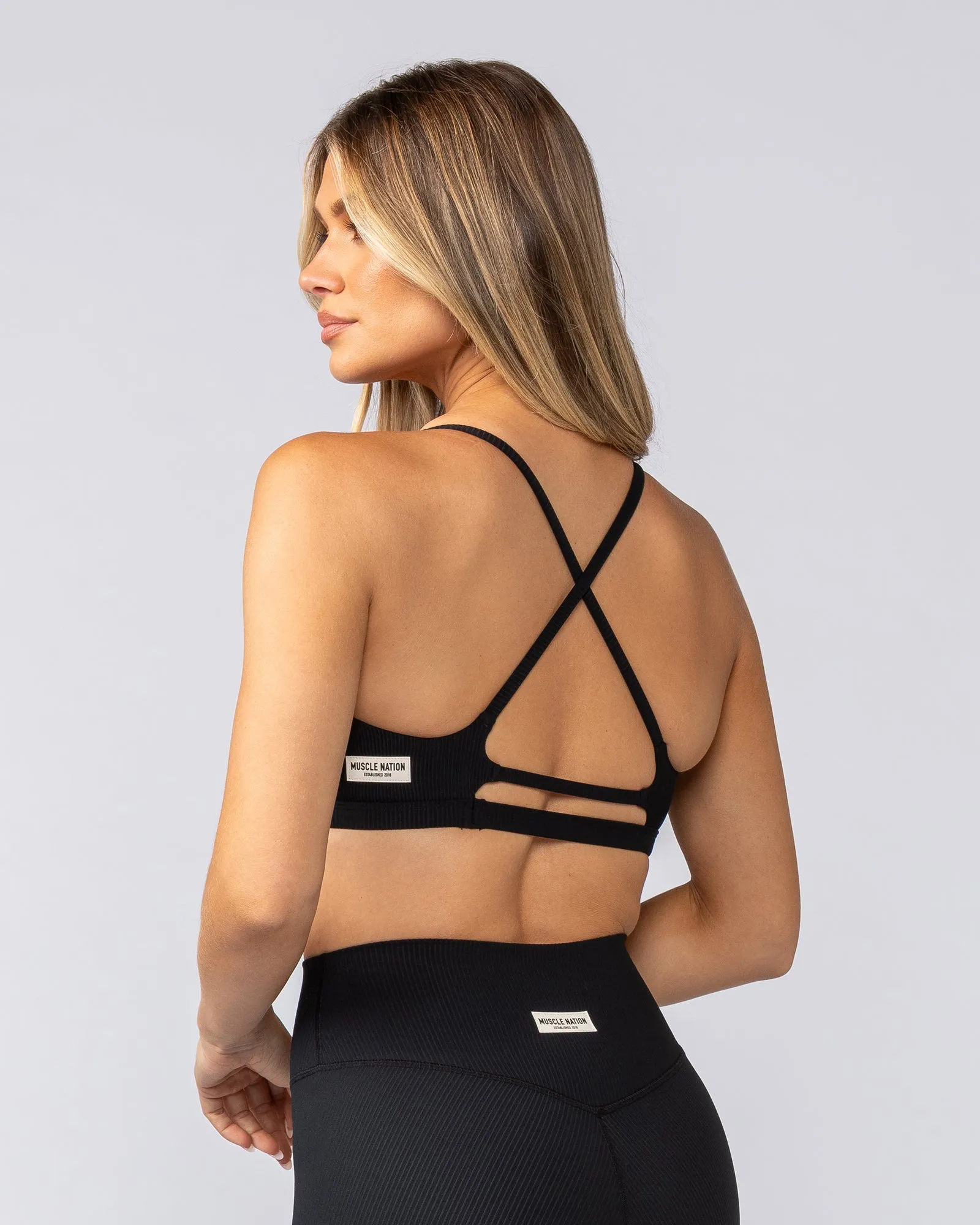 Fantasy Rib Bralette - Black