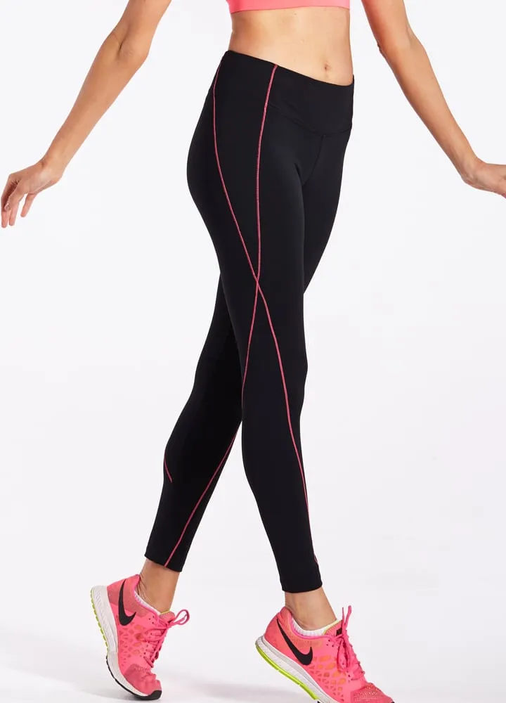 F/L Yoga Pants Contrast Trim