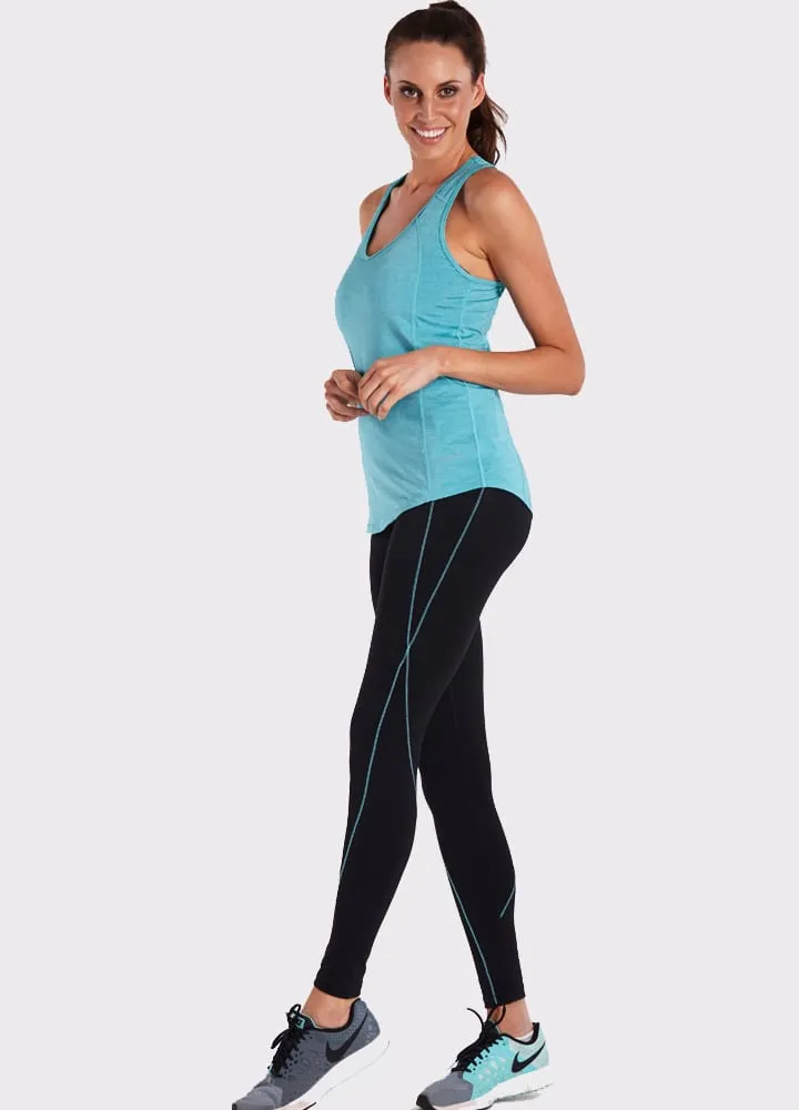 F/L Yoga Pants Contrast Trim