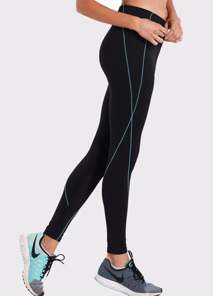 F/L Yoga Pants Contrast Trim