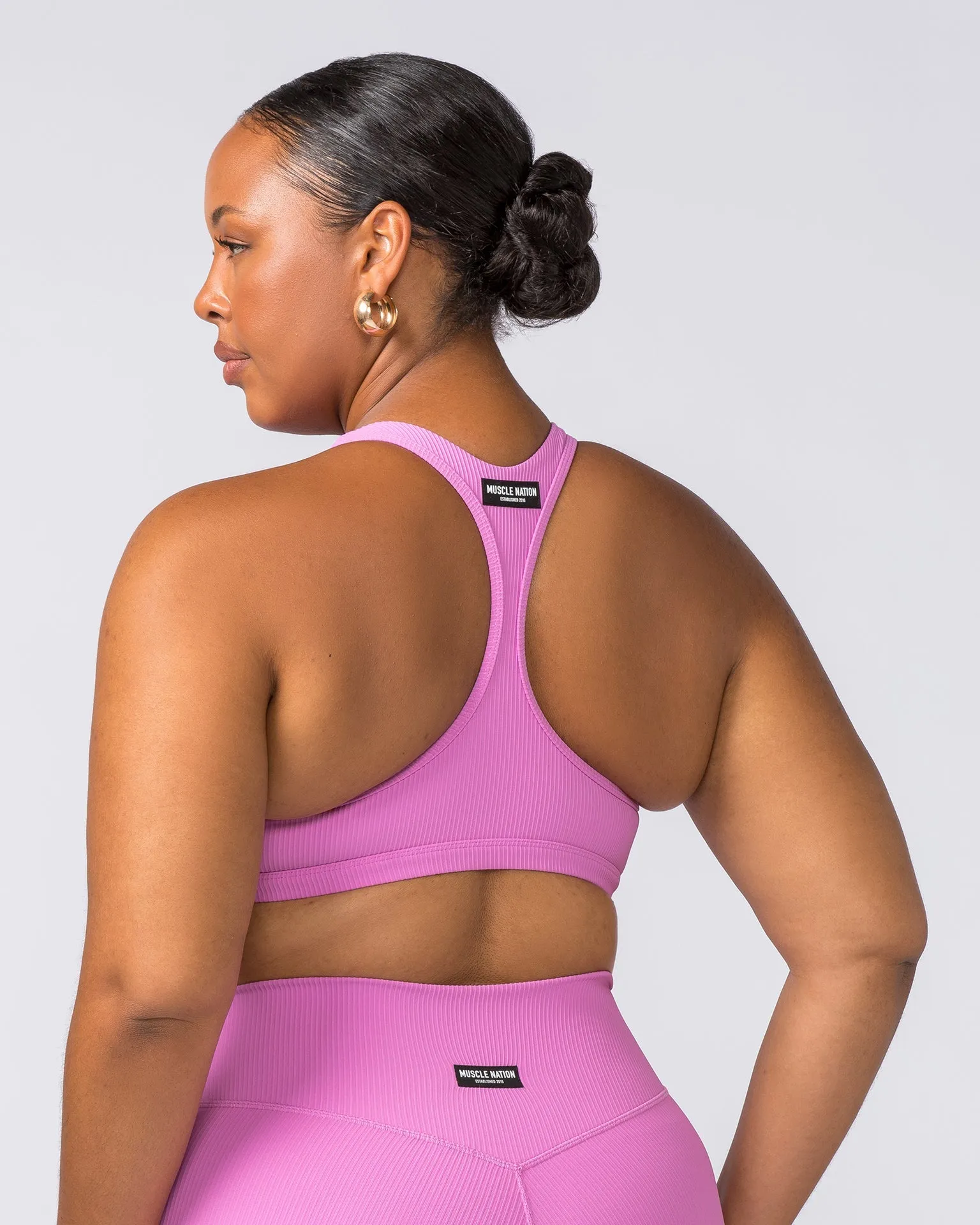 Flex Rib Bra - Fondant Pink