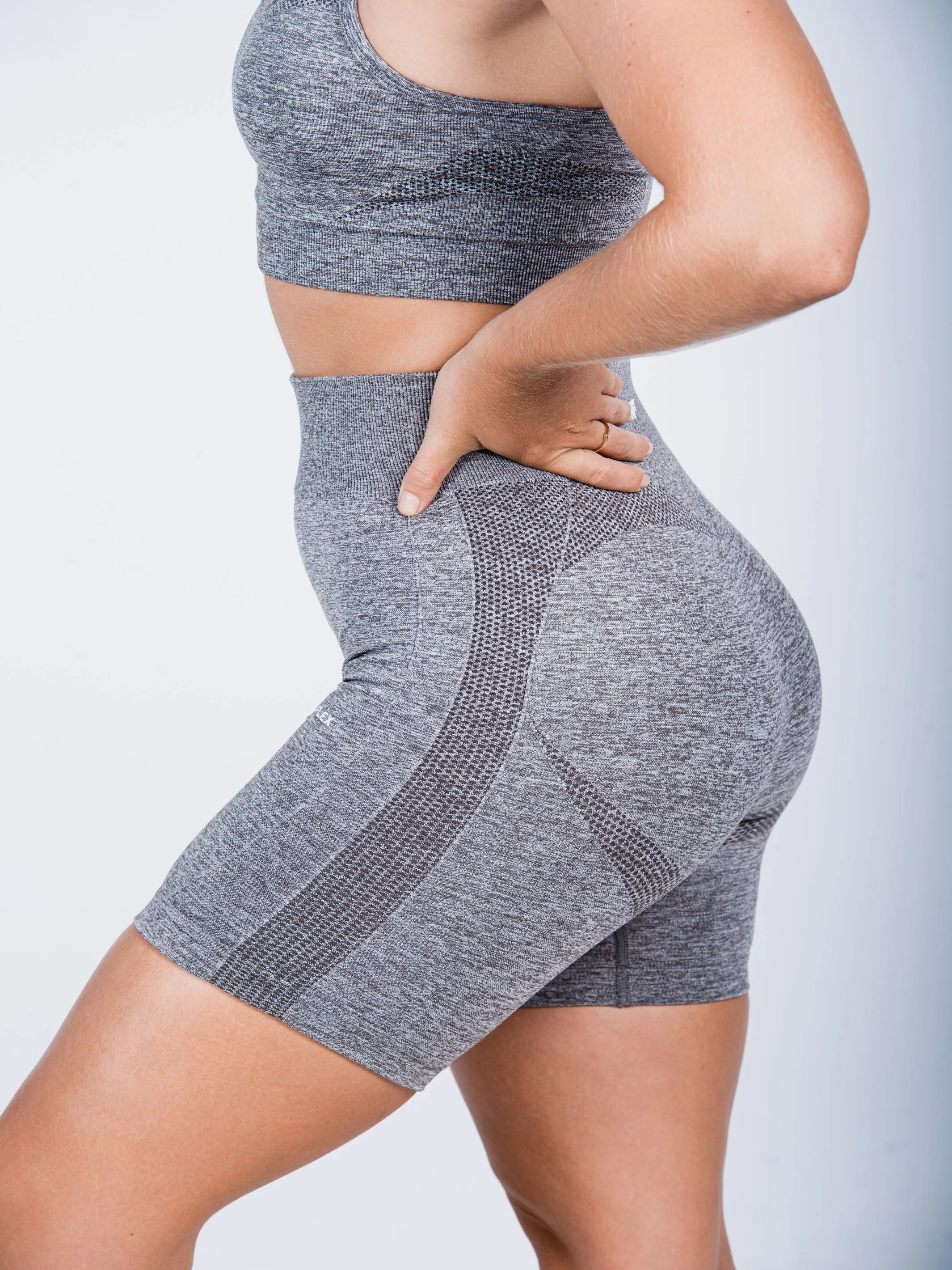 Flex Seamless Cycling Shorts - Coal