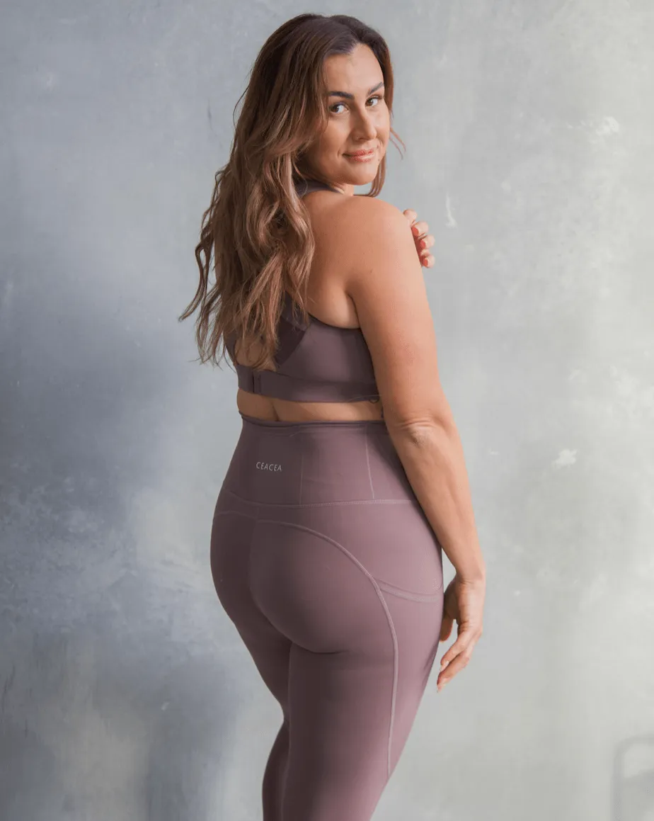 Full Length Leggings - Cocoa