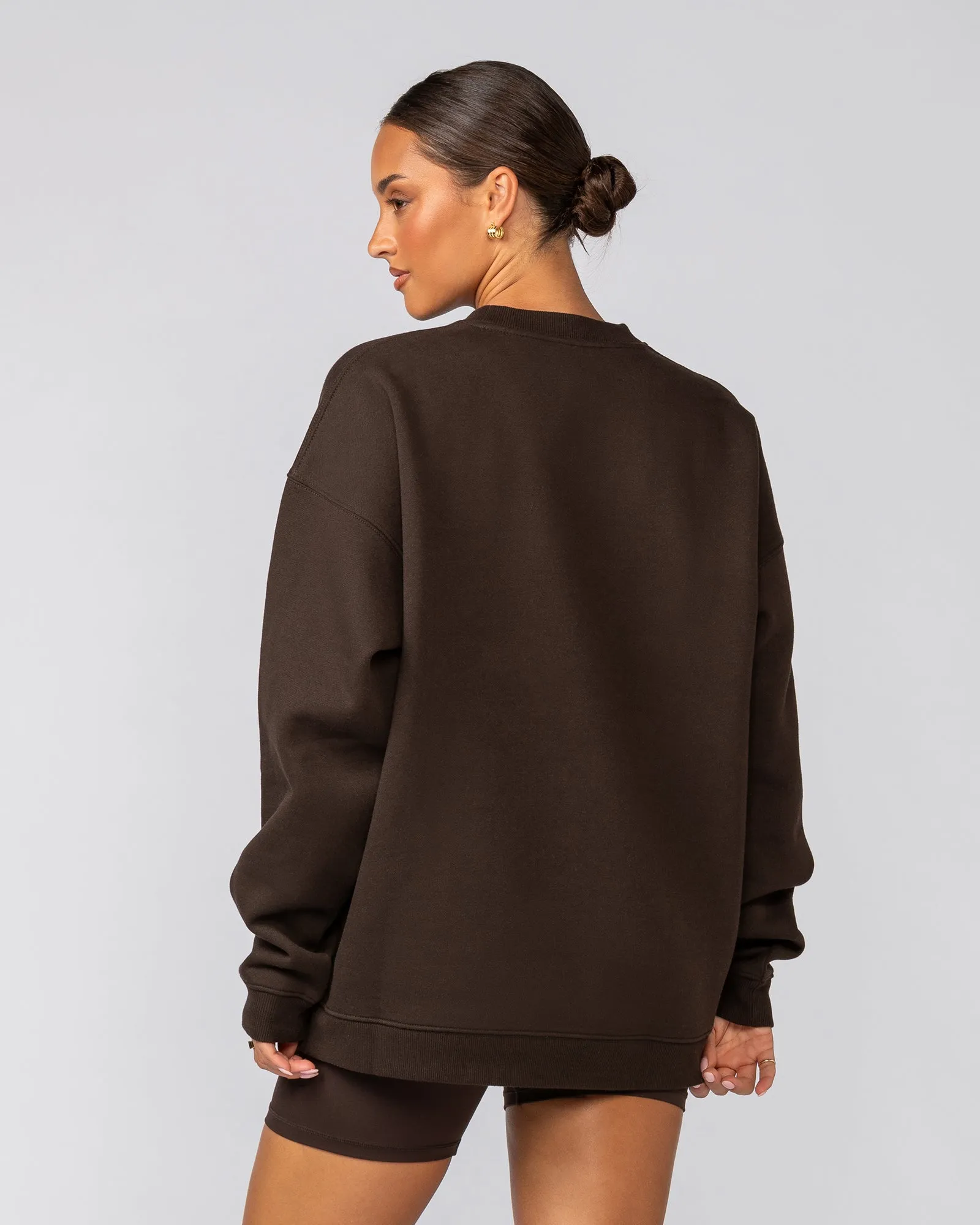 Heritage Crest Crew Pullover - Cocoa