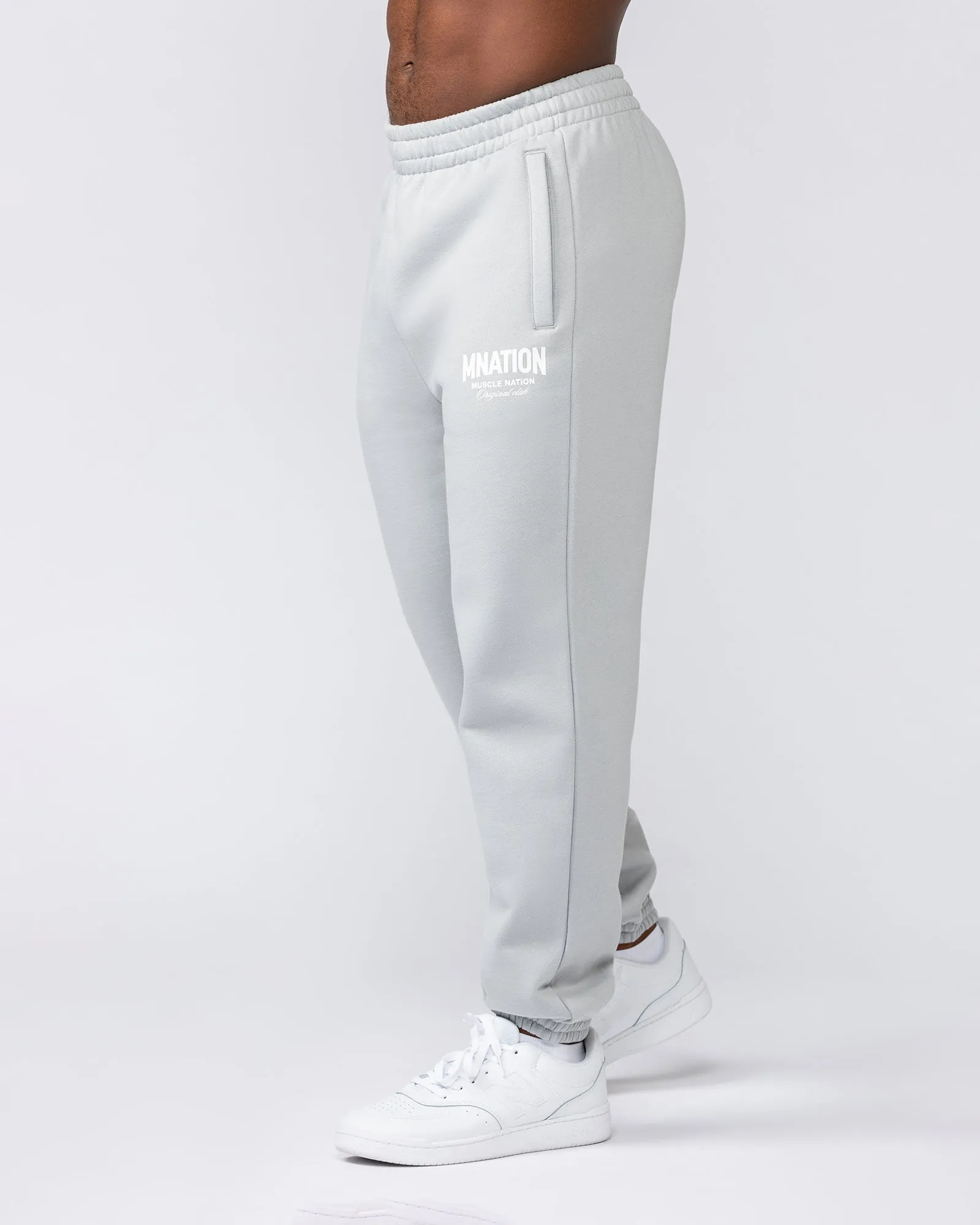 Heritage Trackies - Light Grey