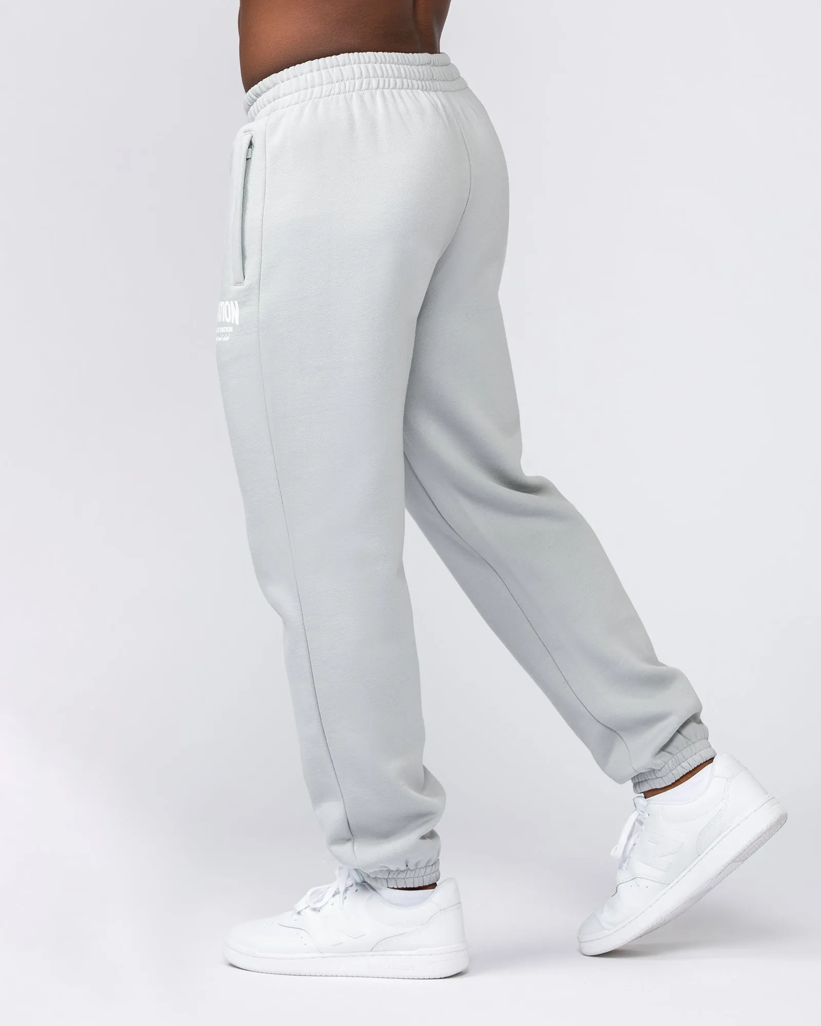 Heritage Trackies - Light Grey