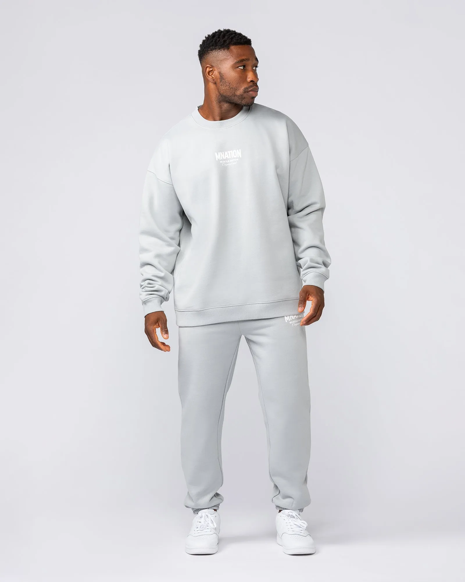 Heritage Trackies - Light Grey