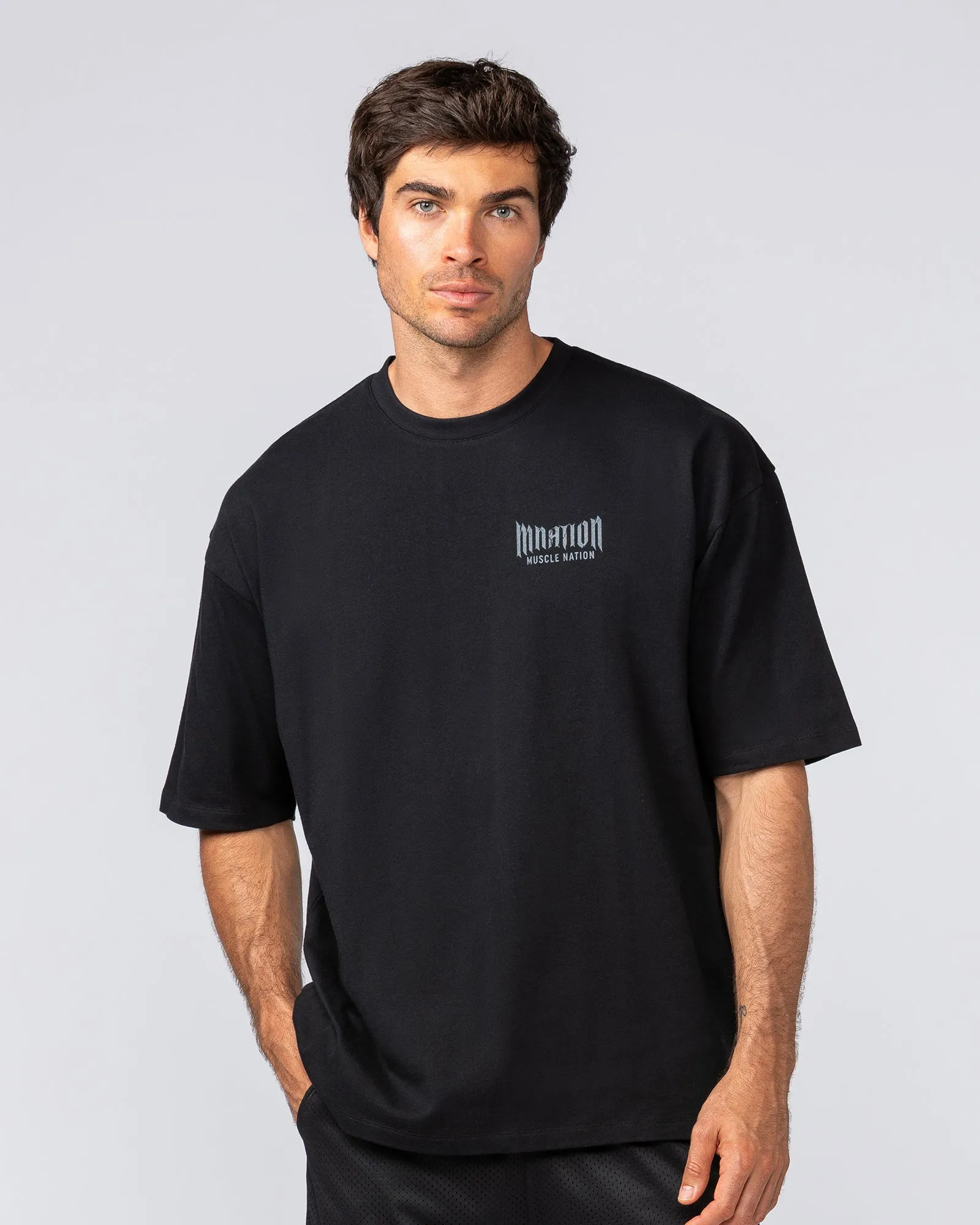 Honour Oversized Tee - Black